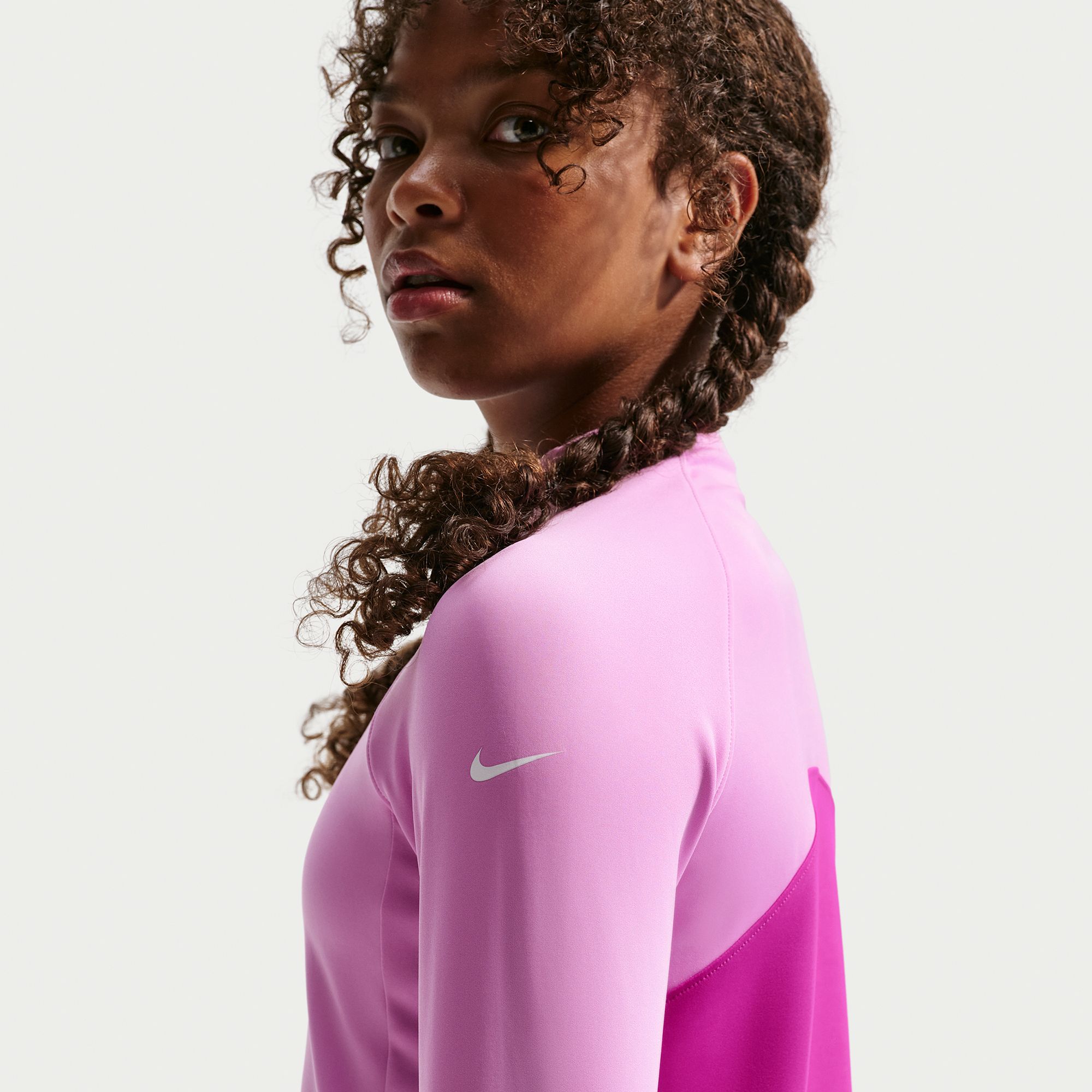Nike Girls' Dri-FIT Half-Zip Longe Sleeve Top product image