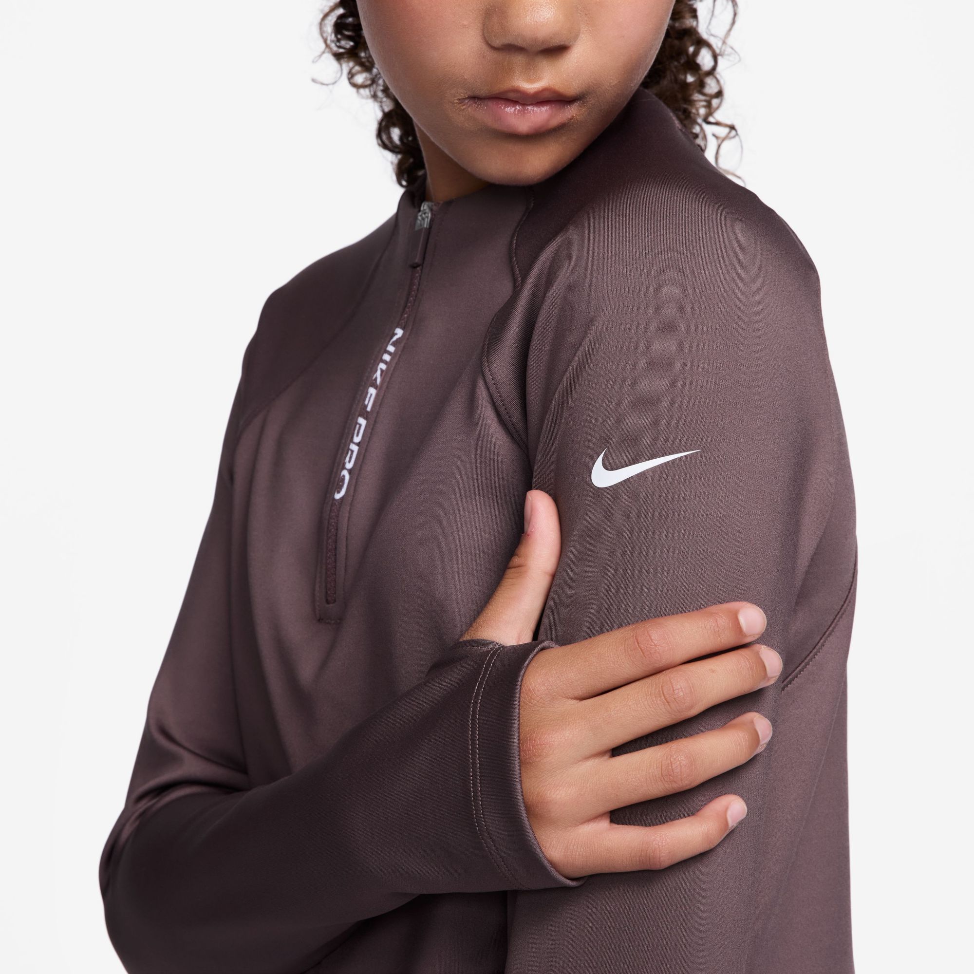 Nike Girls' Dri-FIT Half-Zip Longe Sleeve Top product image