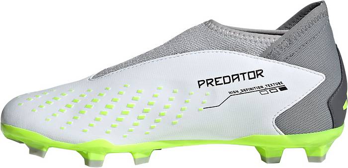 Adidas Predator Accuracy.3 Laceless Youth Firm Ground Cleats Soccer IF2265 White 5