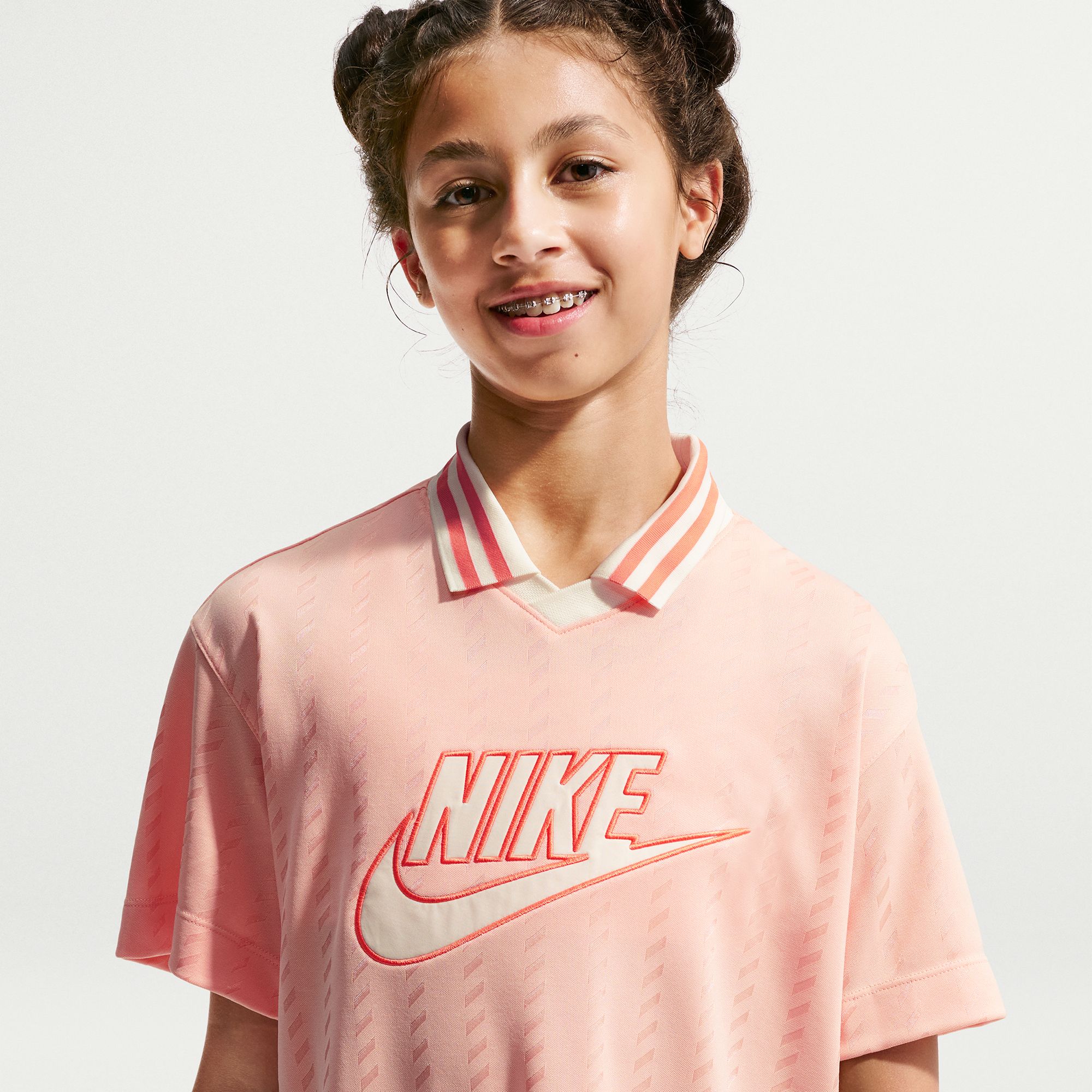 Nike Girls' Sportswear Short-Sleeve Jersey Dress product image