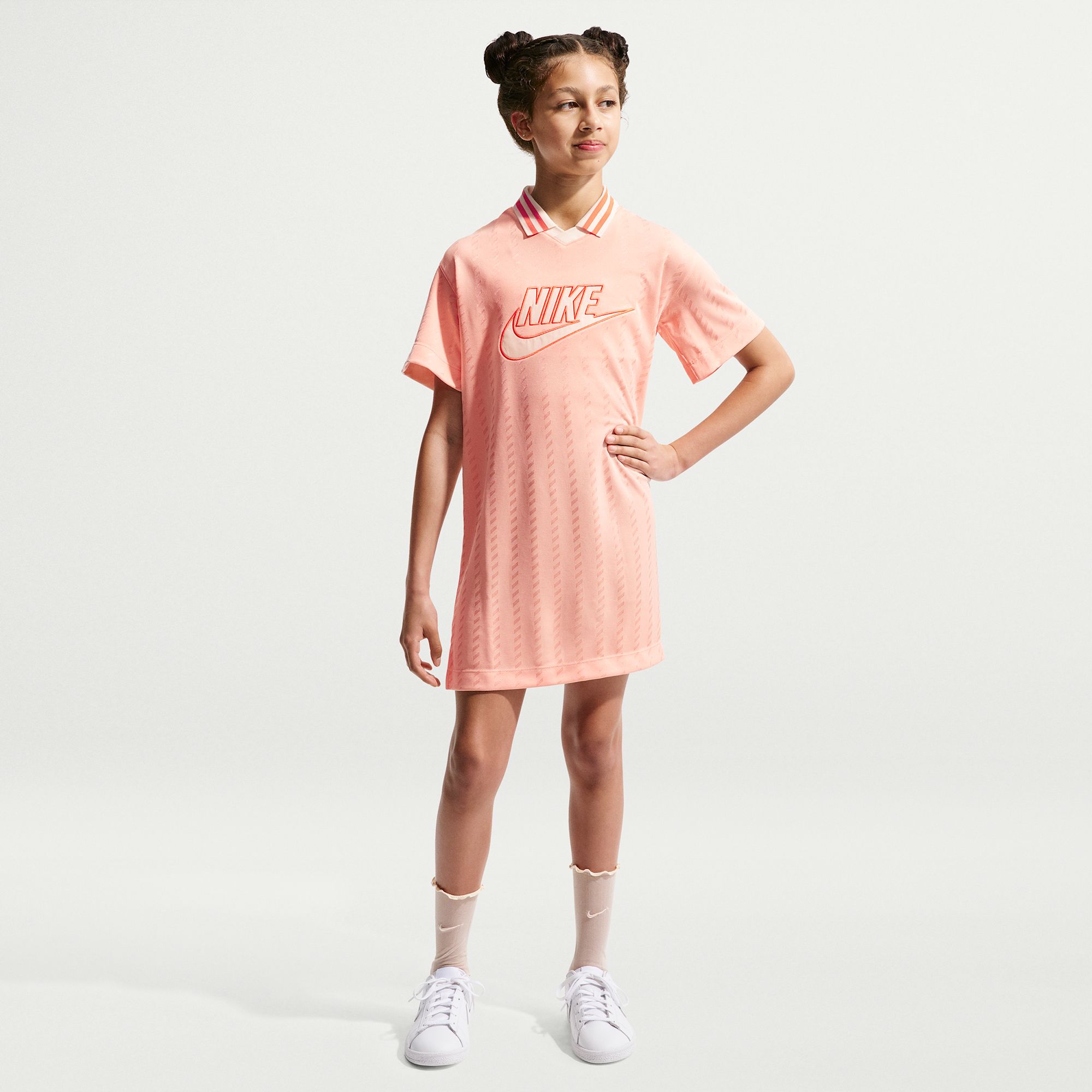Nike Girls' Sportswear Short-Sleeve Jersey Dress product image