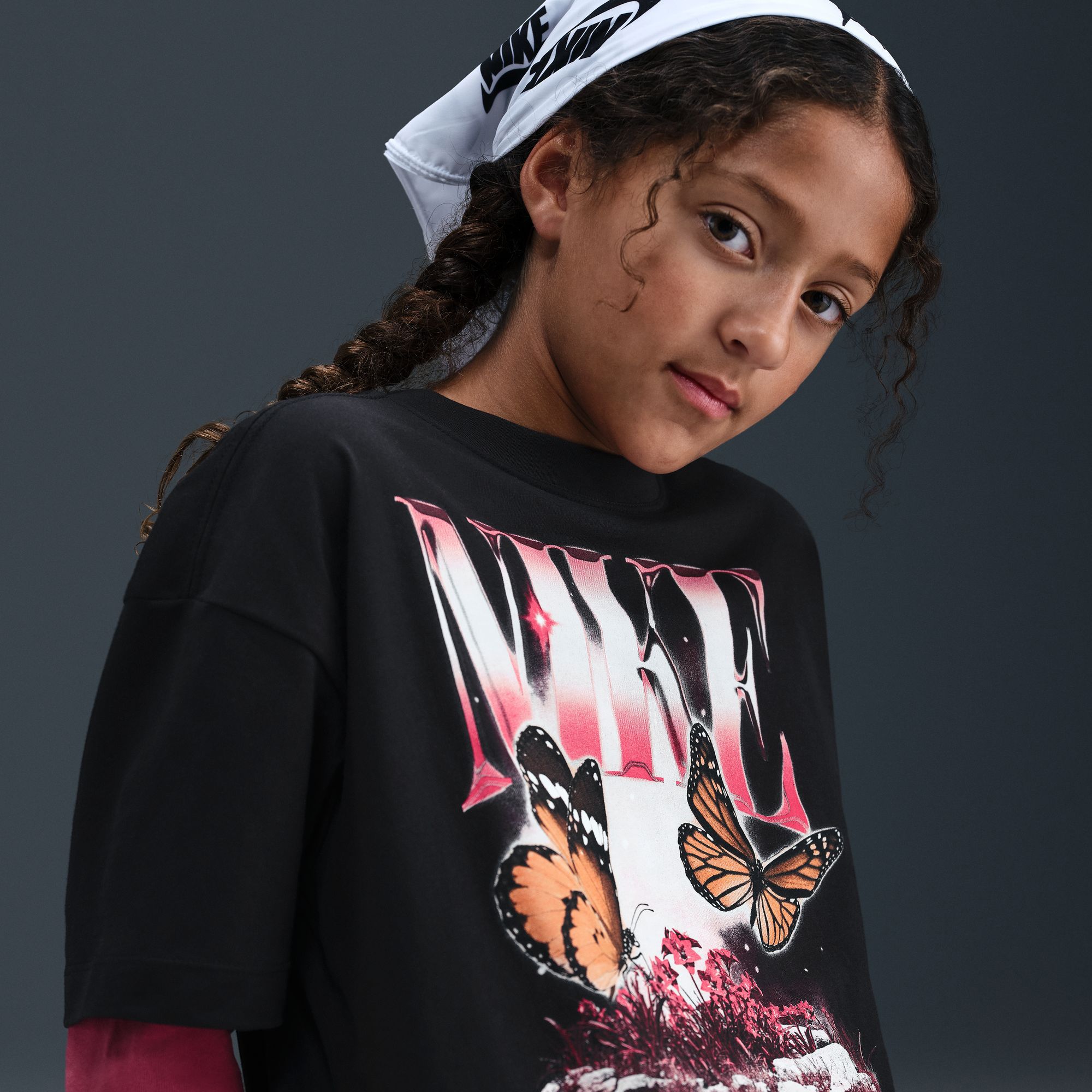Nike Girls' Sportswear Butterfly Graphic Tee product image