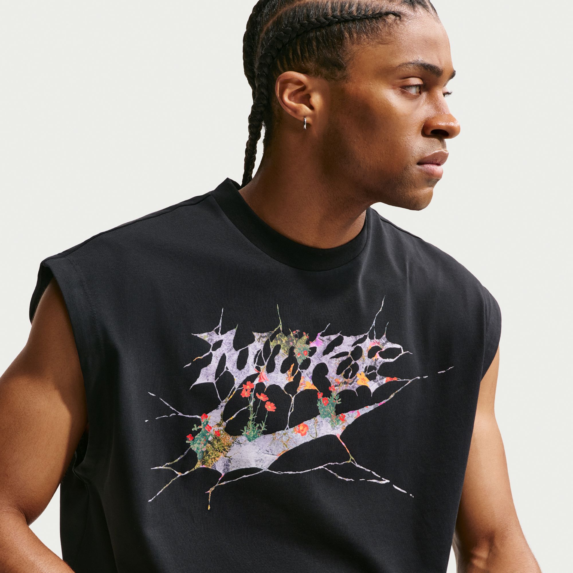 Nike Men's Dri-FIT Standard Issue Flowers Sleeveless Graphic T-Shirt product image