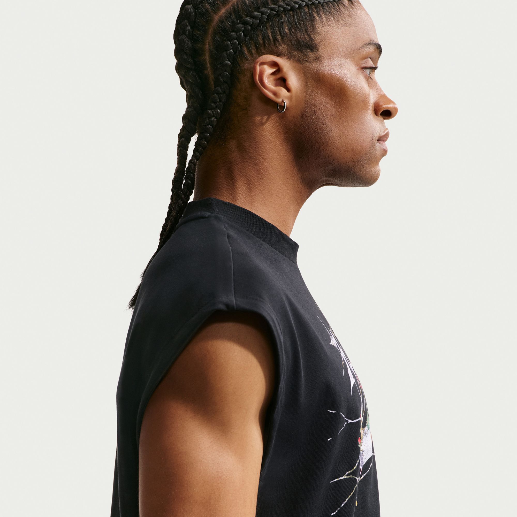 Nike Men's Dri-FIT Standard Issue Flowers Sleeveless Graphic T-Shirt product image