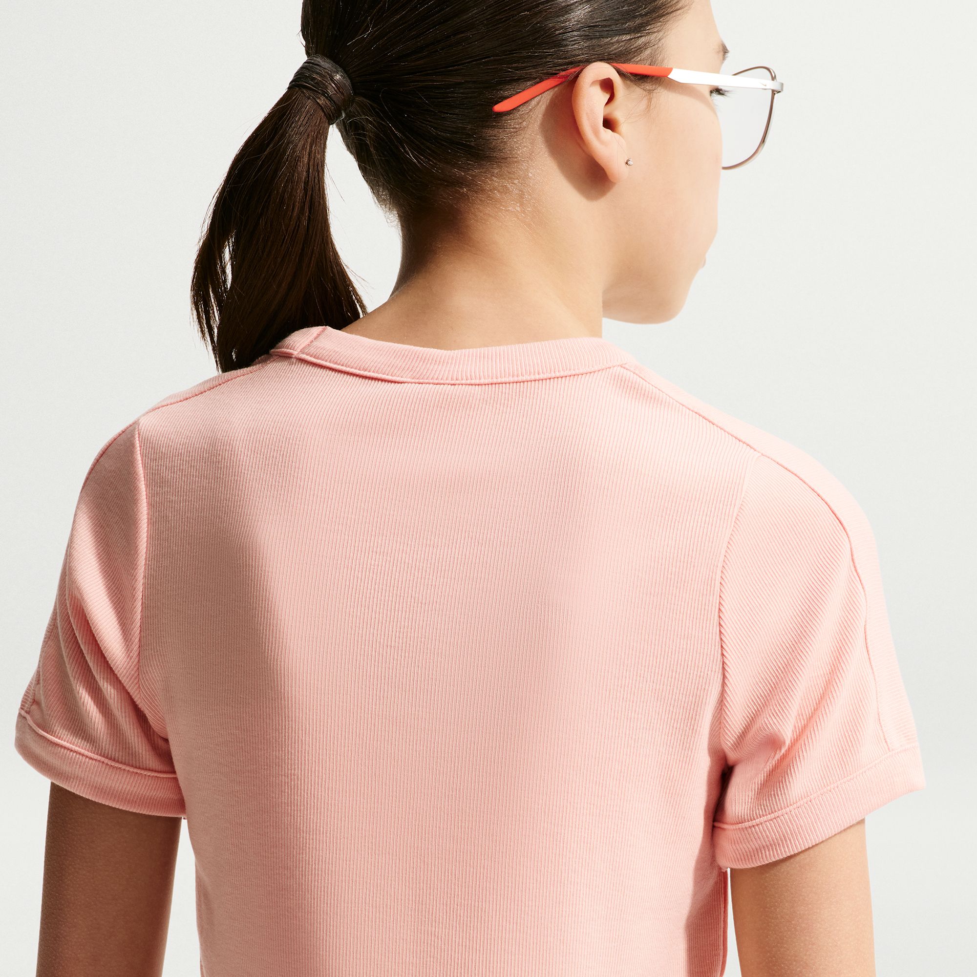 Nike Girls' Sportswear Short-Sleeve Rib T-Shirt product image