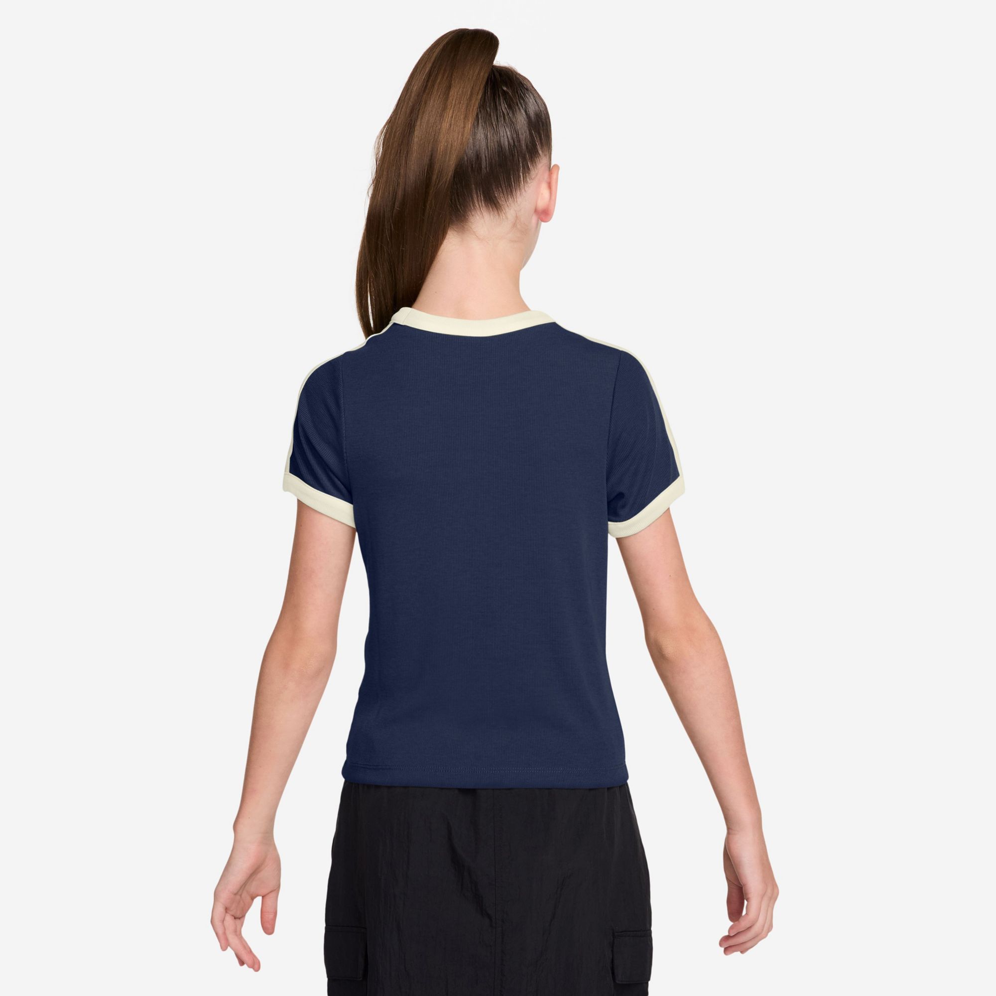 Nike Girls' Sportswear Short-Sleeve Rib T-Shirt product image
