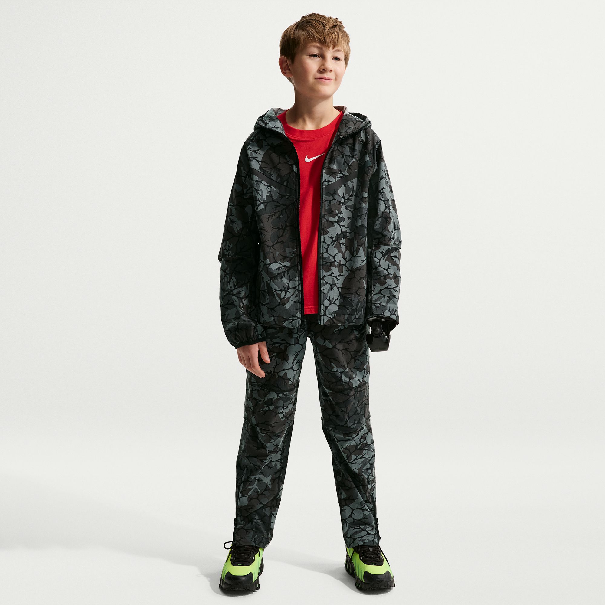 Nike Kids' Sportswear Tech Woven Printed Full-Zip Top product image