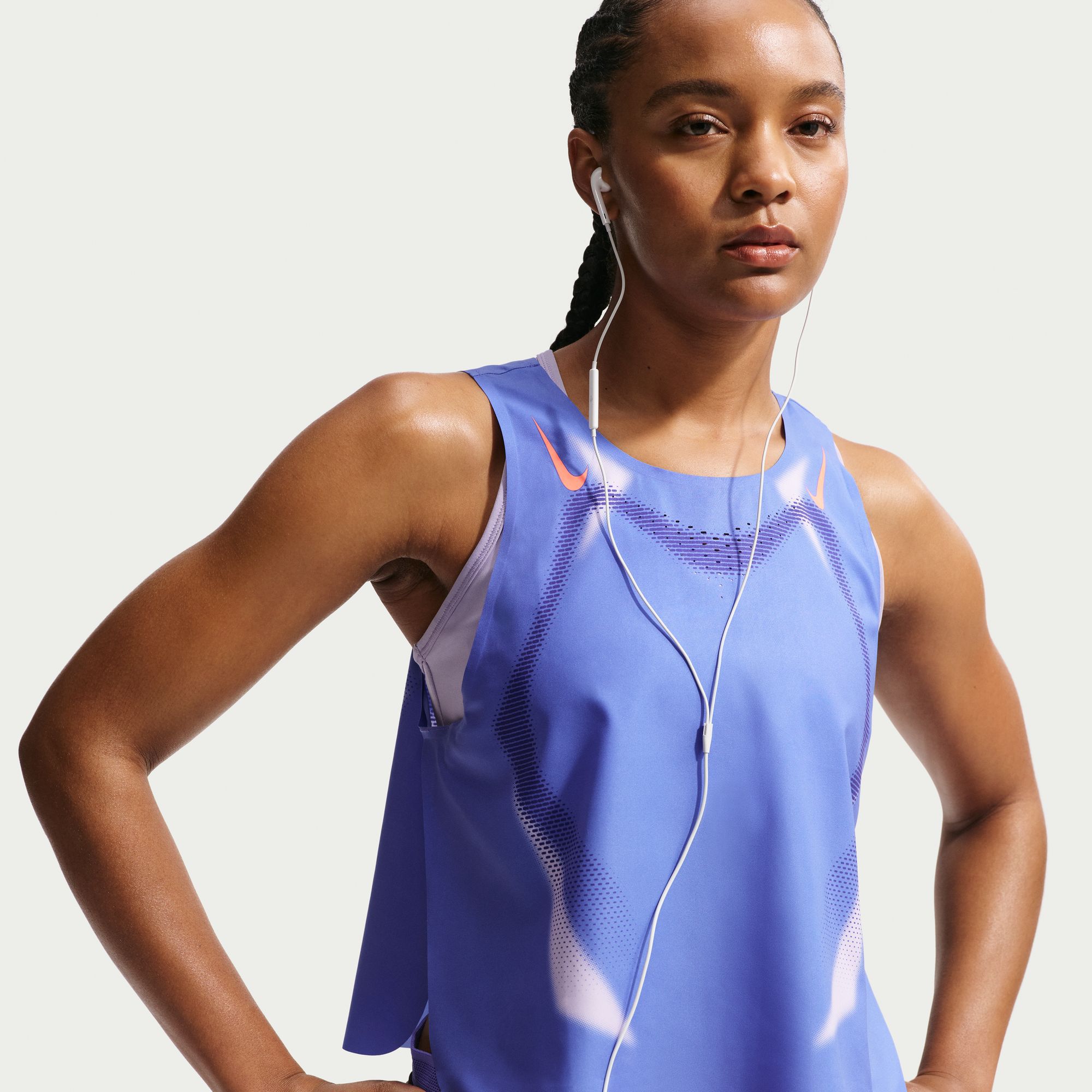 Nike Women's AeroSwift Dri-FIT ADV Cropped Running Tank Top product image