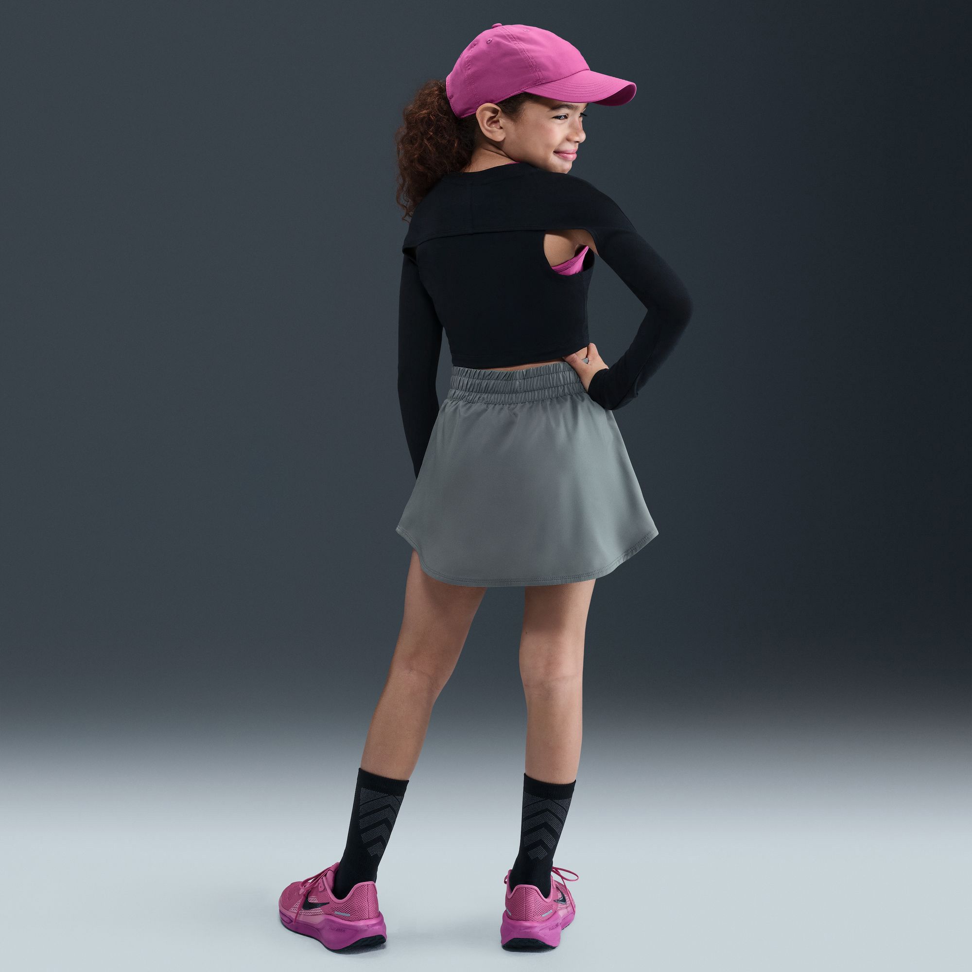 Nike Girl's One Dri-FIT High-Waisted Skort product image