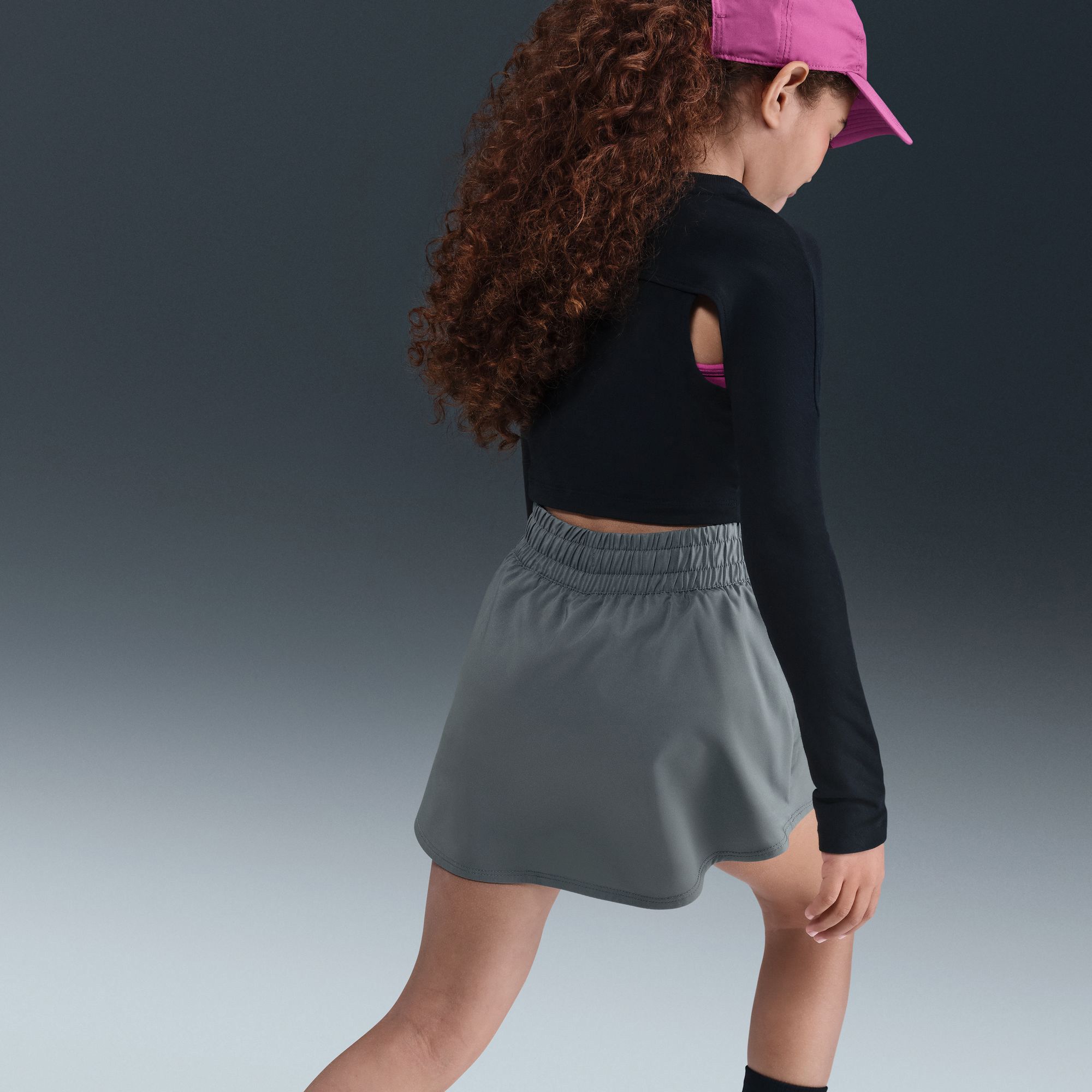 Nike Girl's One Dri-FIT High-Waisted Skort product image