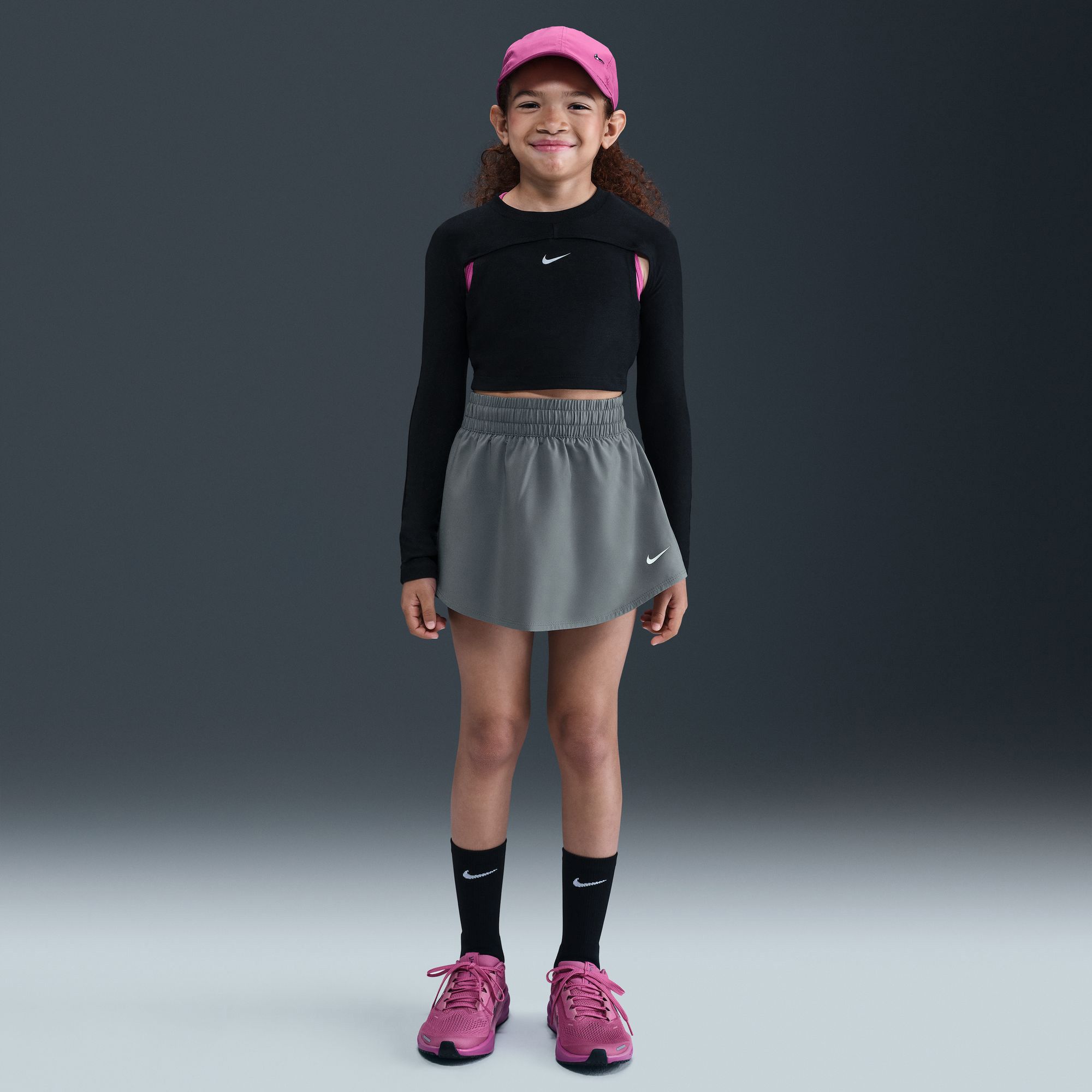 Nike Girl's One Dri-FIT High-Waisted Skort product image