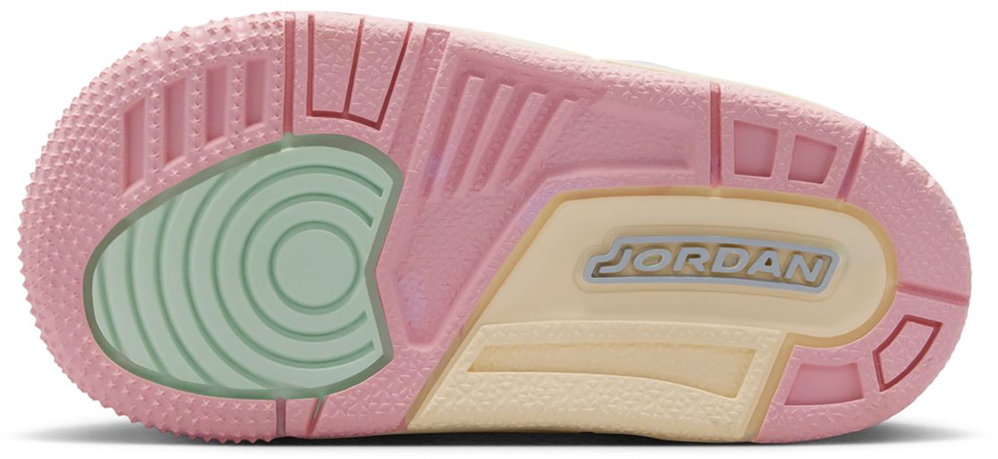 Air Jordan Toddler 3 Retro 'Sail and Jade Aura' Basketball Shoes product image