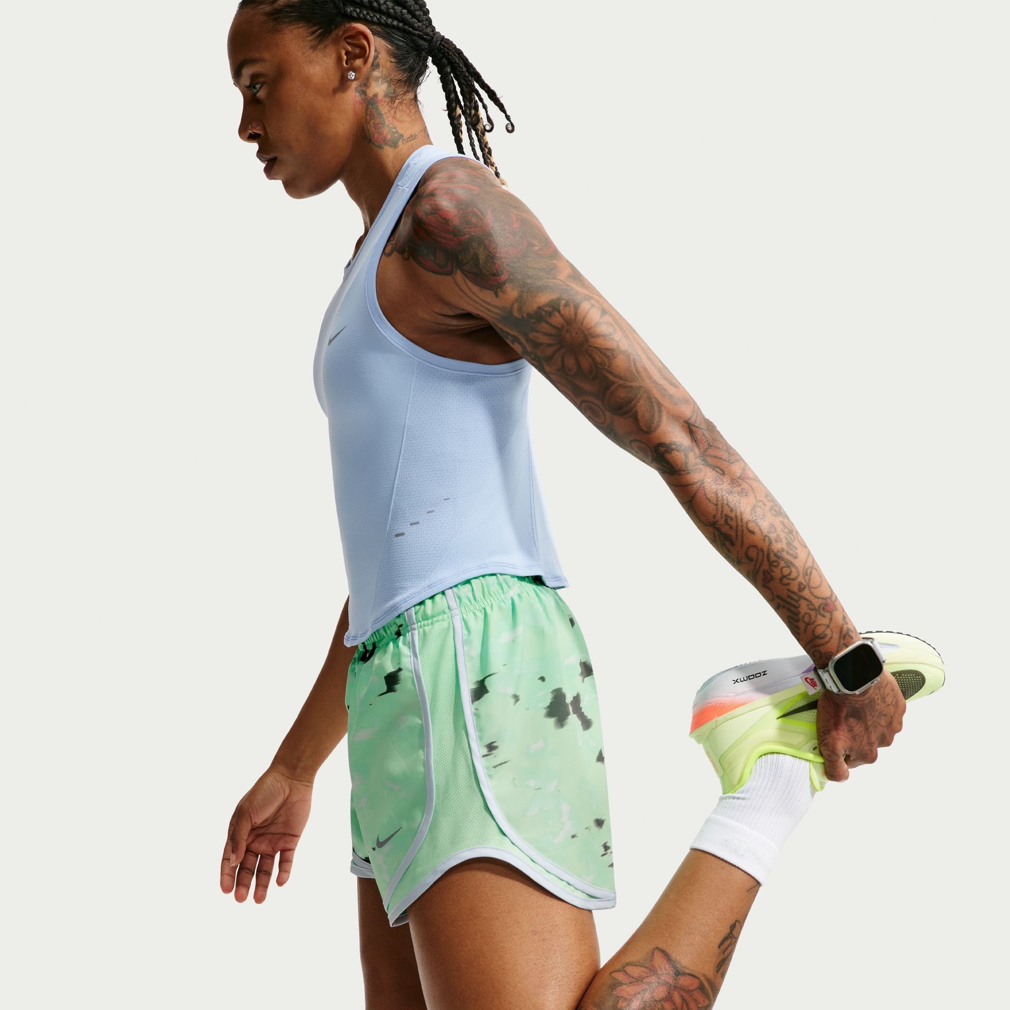 Nike Women's Tempo Mid-Rise 3" Brief-Lined Printed Running Shorts product image