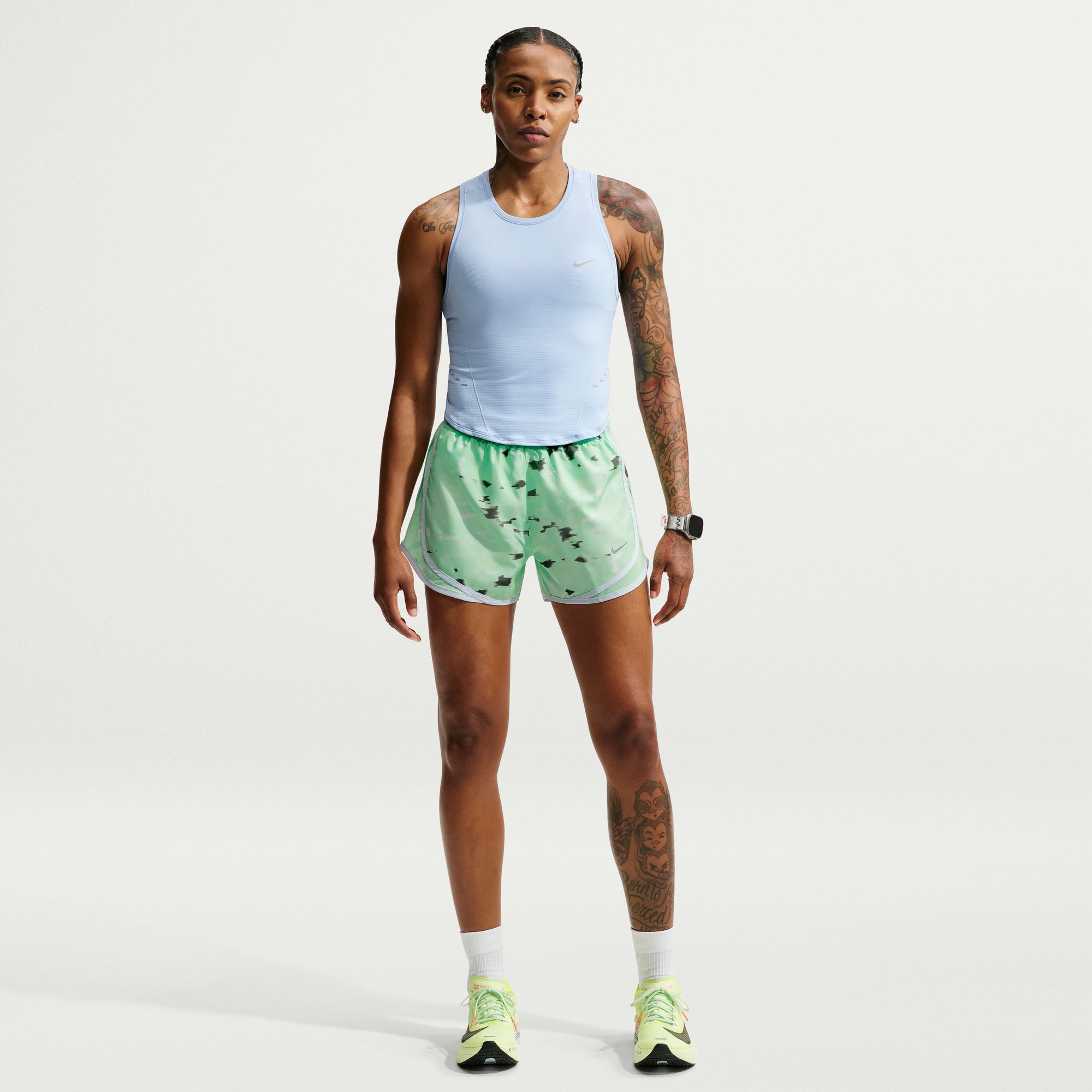 Nike Women's Tempo Mid-Rise 3" Brief-Lined Printed Running Shorts product image