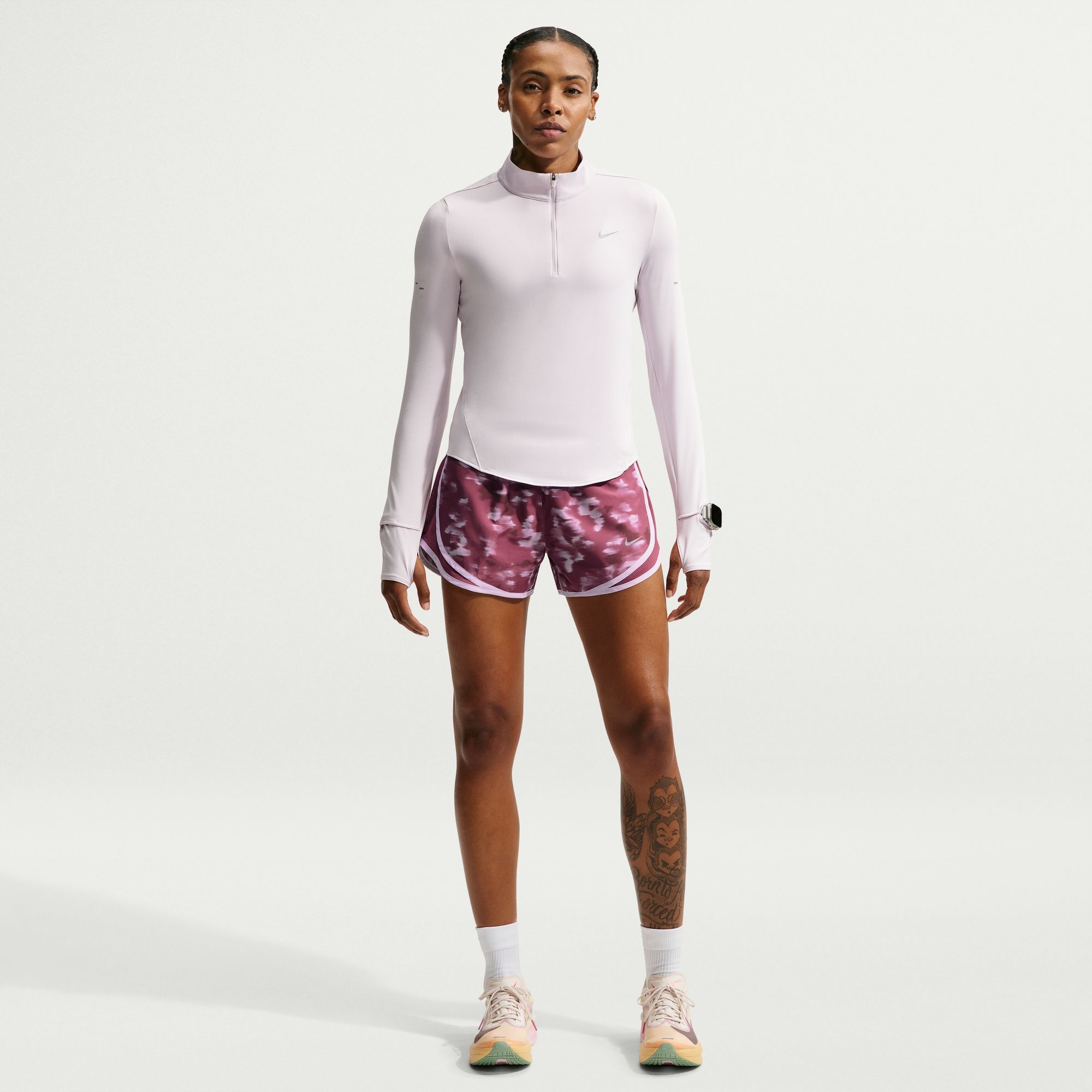 Nike Women's Tempo Mid-Rise 3" Brief-Lined Printed Running Shorts product image