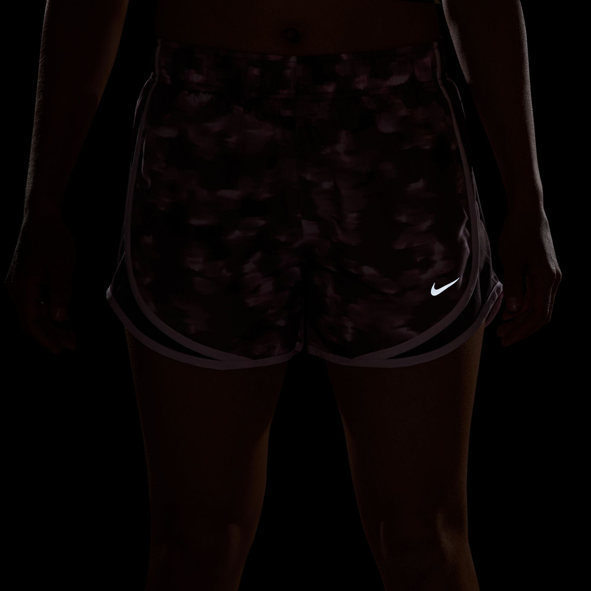 Nike Women's Tempo Mid-Rise 3" Brief-Lined Printed Running Shorts product image