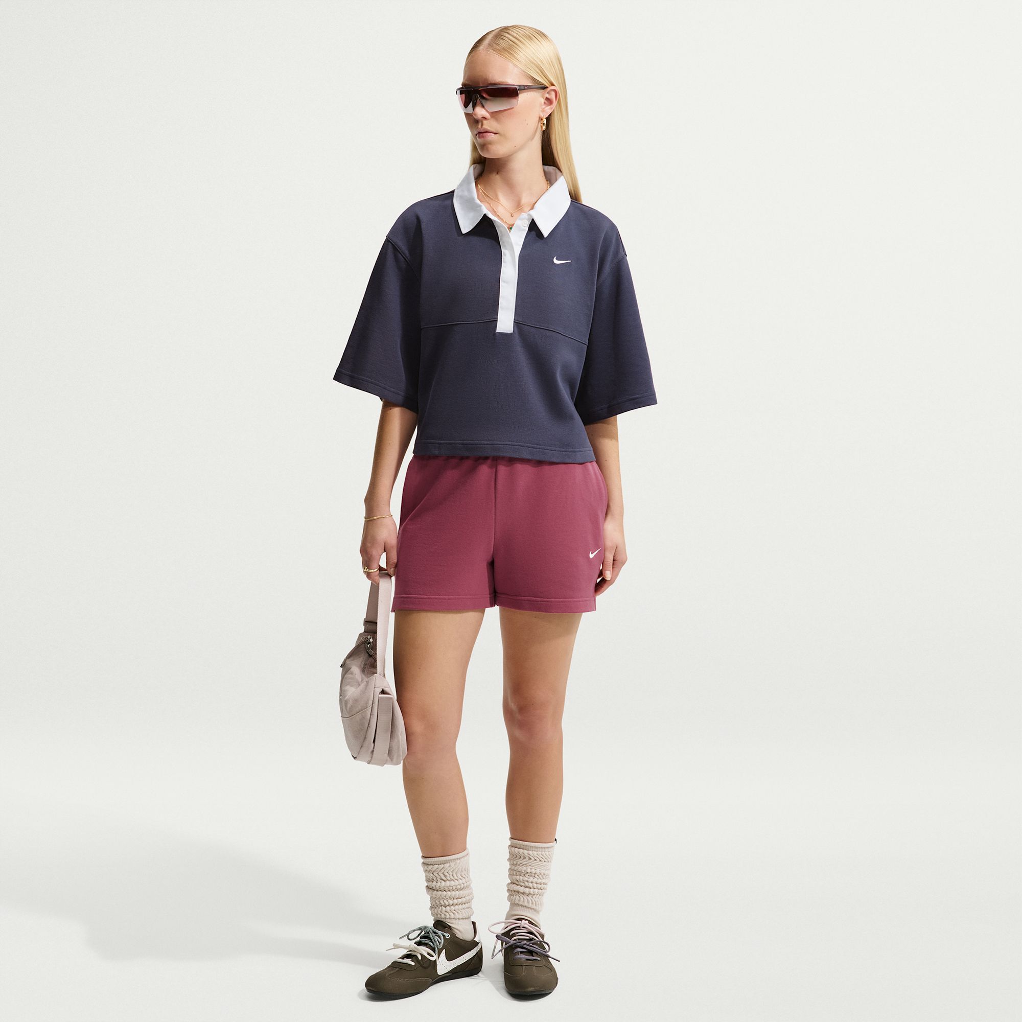 Nike Women's Sportswear Oversized Short-Sleeve Polo product image