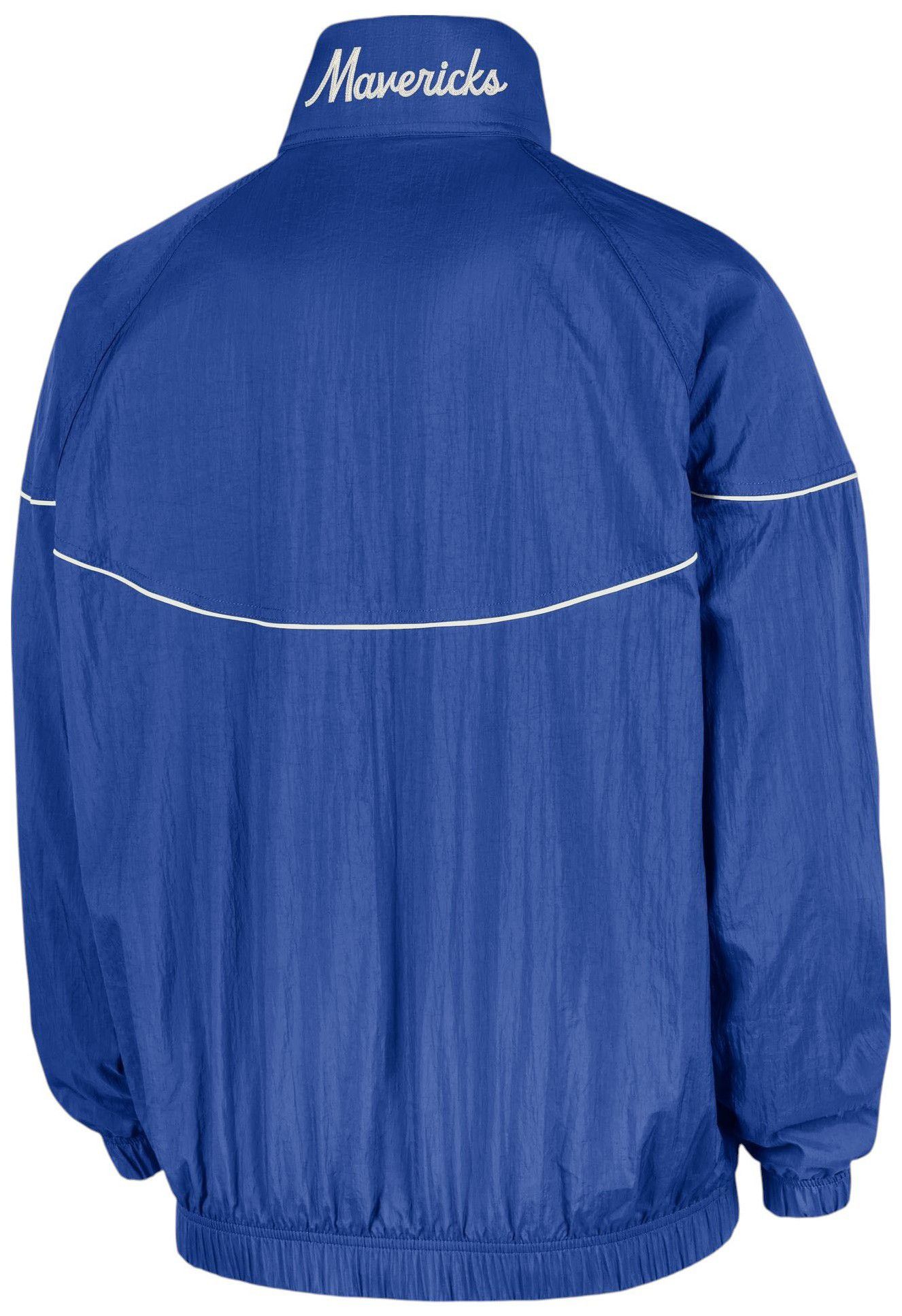 Nike Men's Dallas Mavericks Blue Courtside Windrunner Logo Anorak Jacket product image