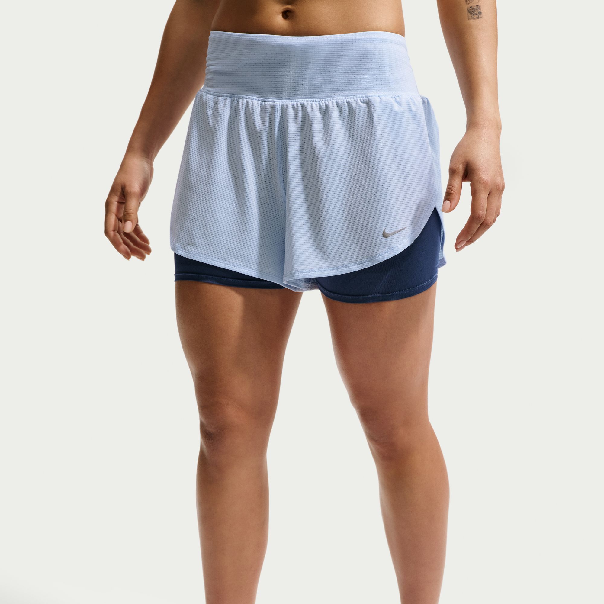 Nike Women's Flow Dri-FIT 2-in-1 Mesh Running Shorts product image