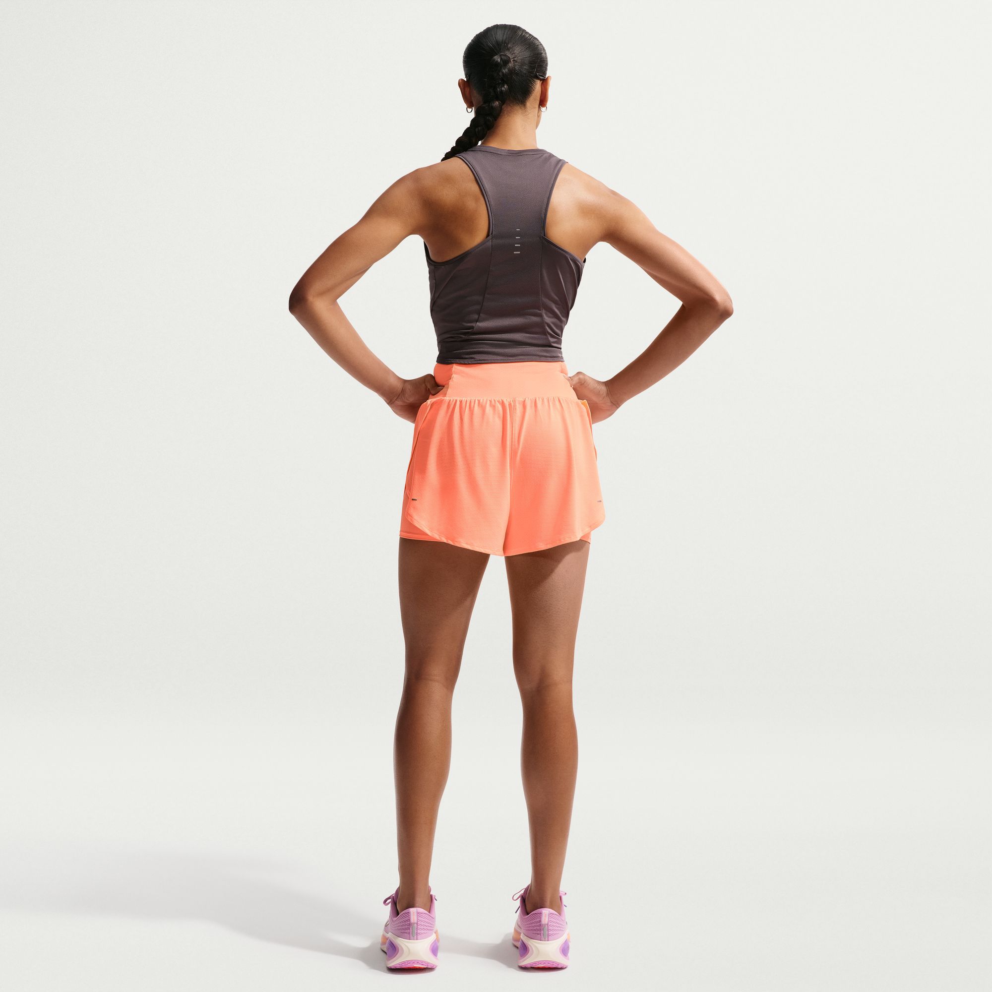 Nike Women's Flow Dri-FIT 2-in-1 Mesh Running Shorts product image