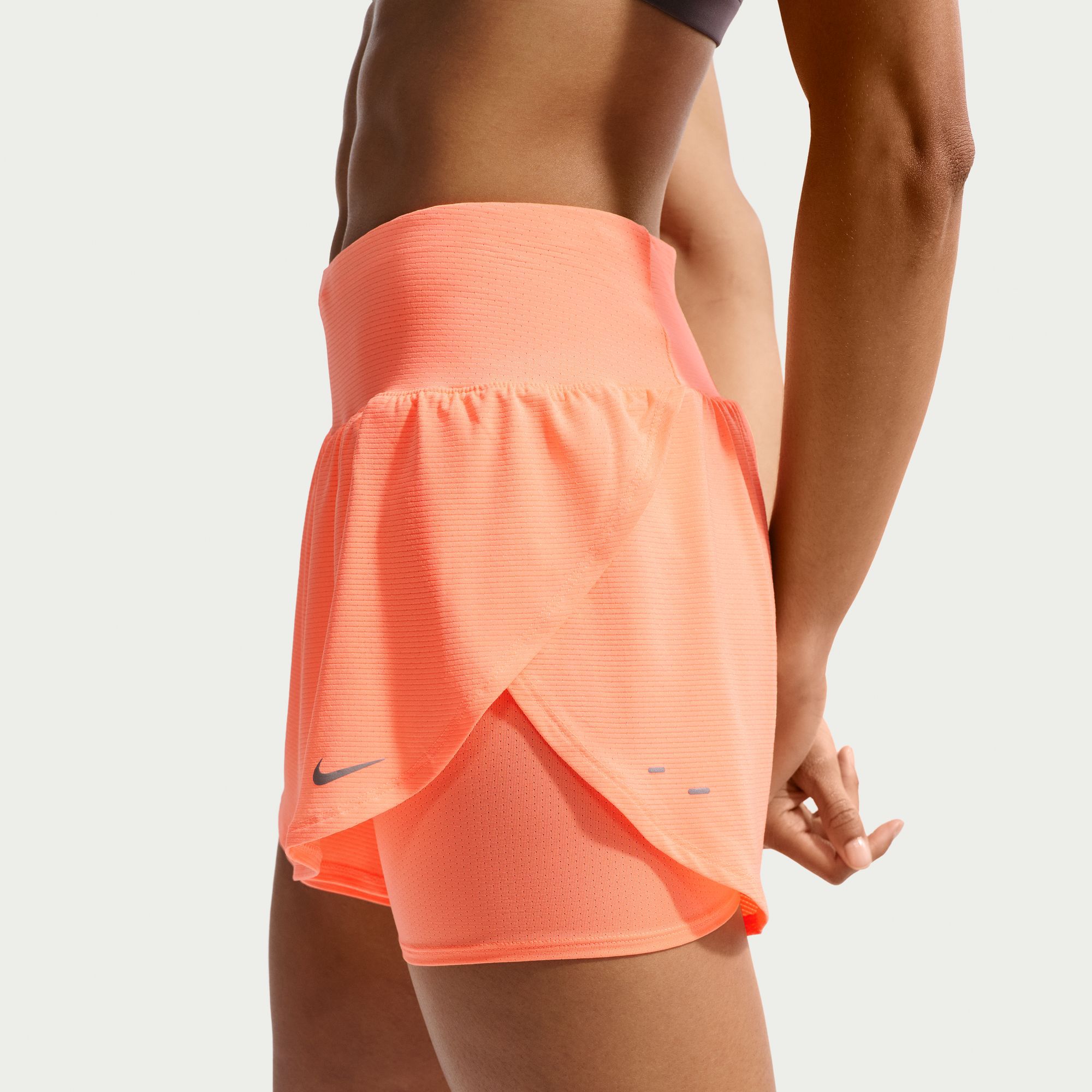 Nike Women's Flow Dri-FIT 2-in-1 Mesh Running Shorts product image