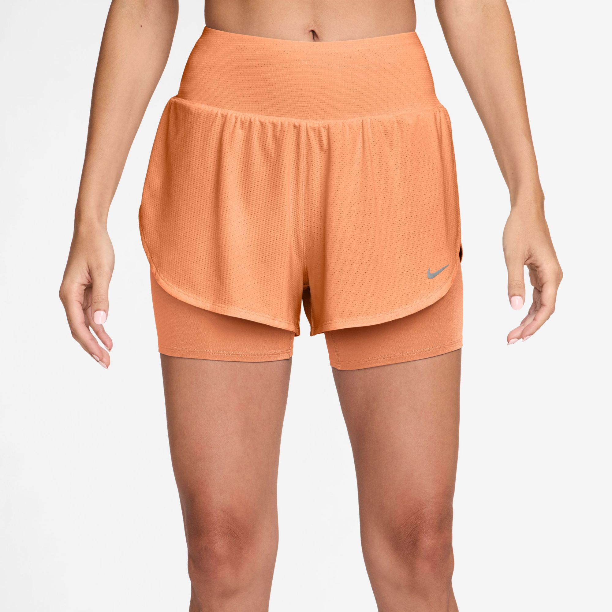 Nike Women's Flow Dri-FIT 2-in-1 Mesh Running Shorts product image