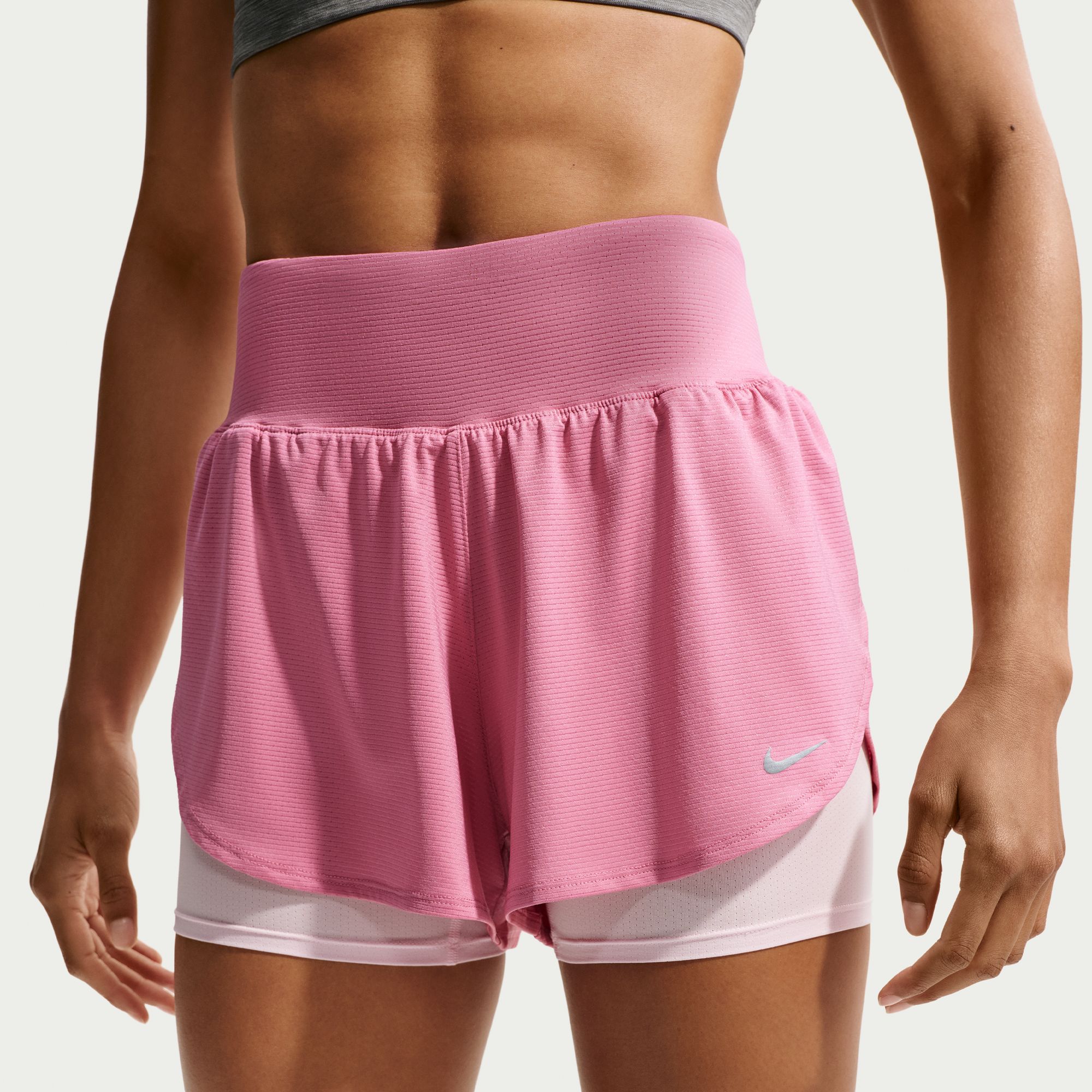 Nike Women's Flow Dri-FIT 2-in-1 Mesh Running Shorts product image