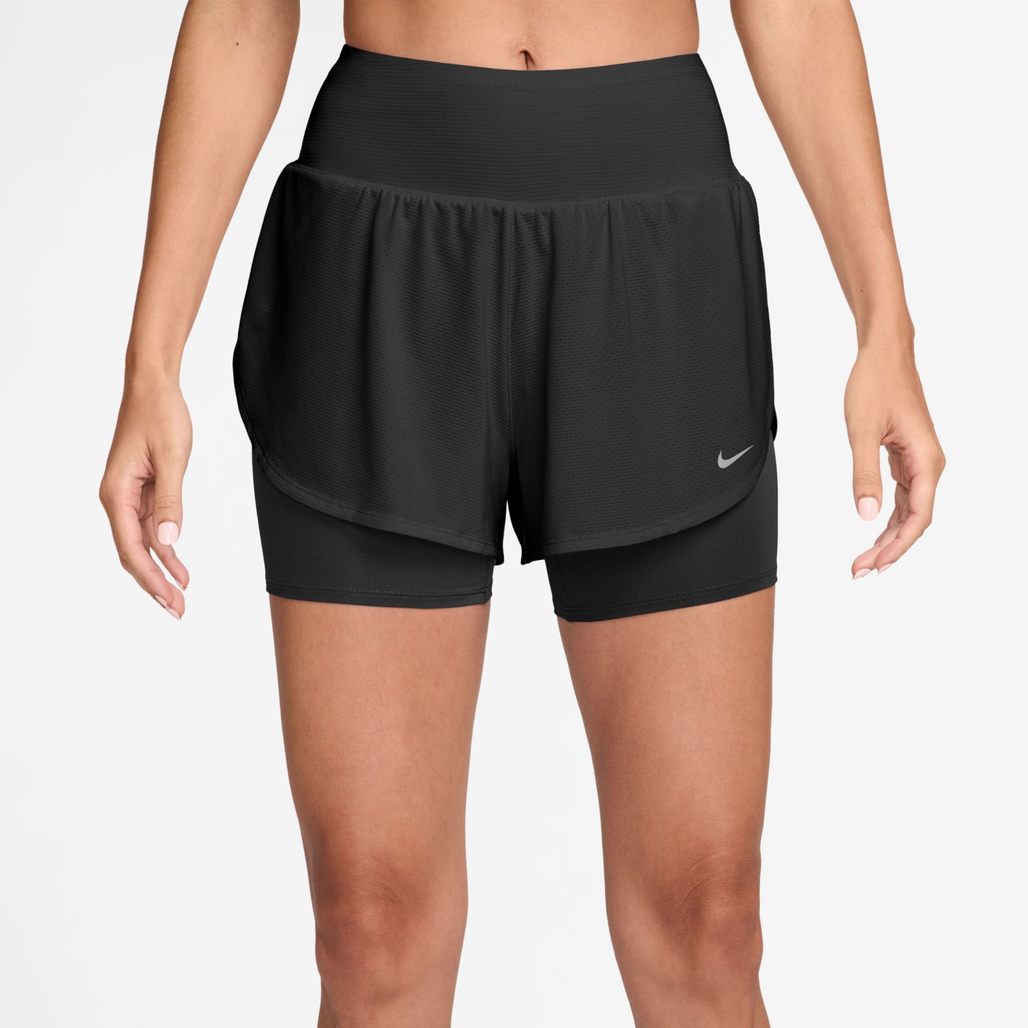 Nike Women's Flow Dri-FIT 2-in-1 Mesh Running Shorts product image