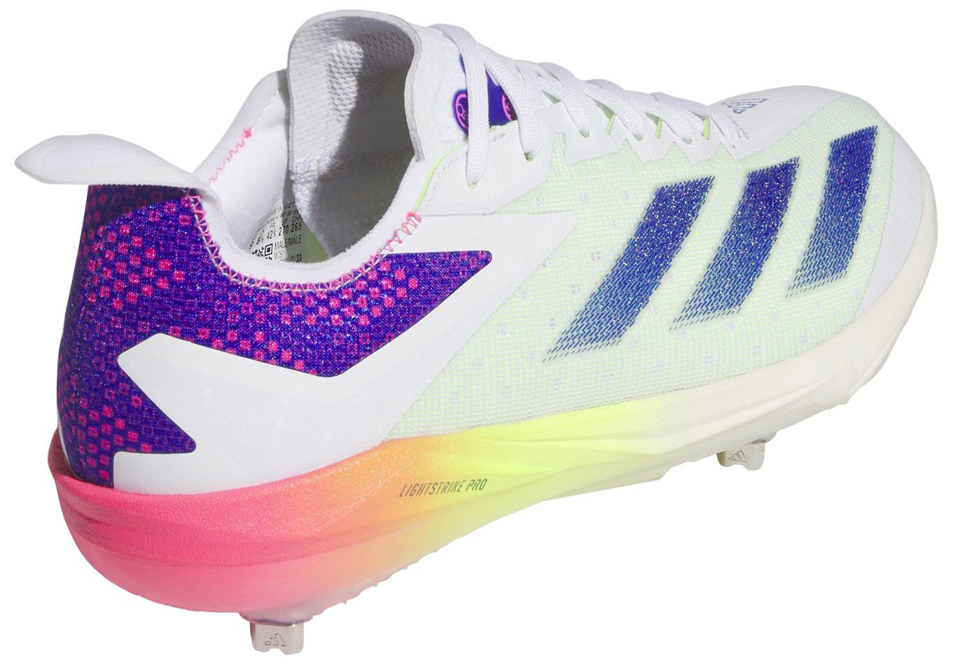 adidas Men's adizero Electric+ Warp Speed Metal Baseball Cleats product image