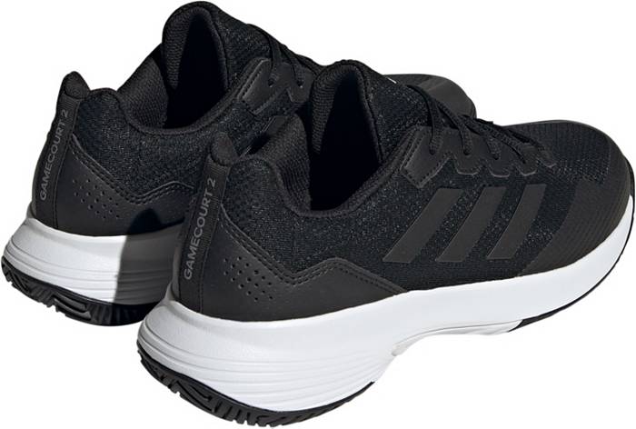 Adidas Men's GameCourt 2 Tennis Shoes, Size 10.5, White/Black