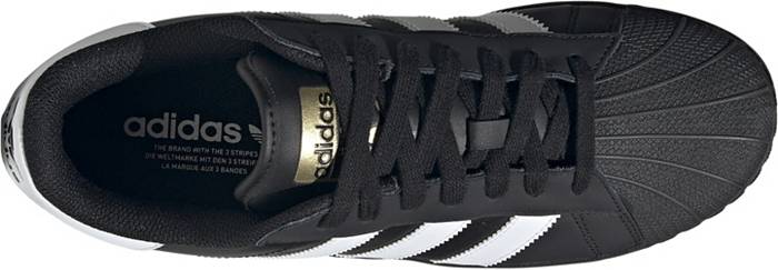 ADIDAS TRAINER JUNIOR SUPERSTAR BLACK GOLD METALLIC  Adidas superstar  shoes black, Adidas superstar gold, Adidas superstar black