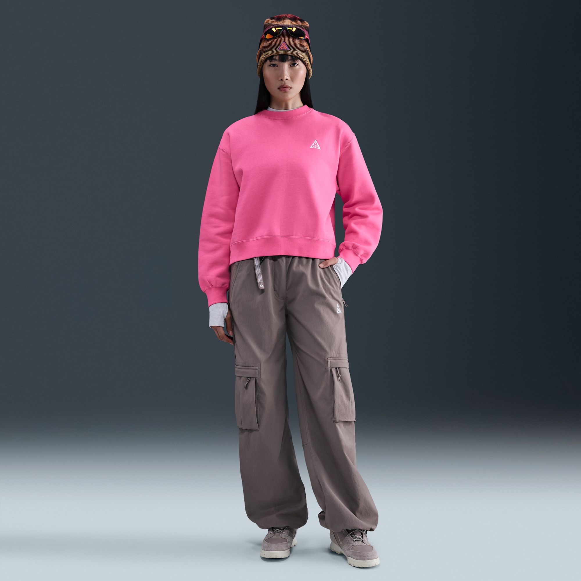 Nike Women's ACG "Tuff Fleece" Therma-FIT Crew-Neck Sweatshirt product image