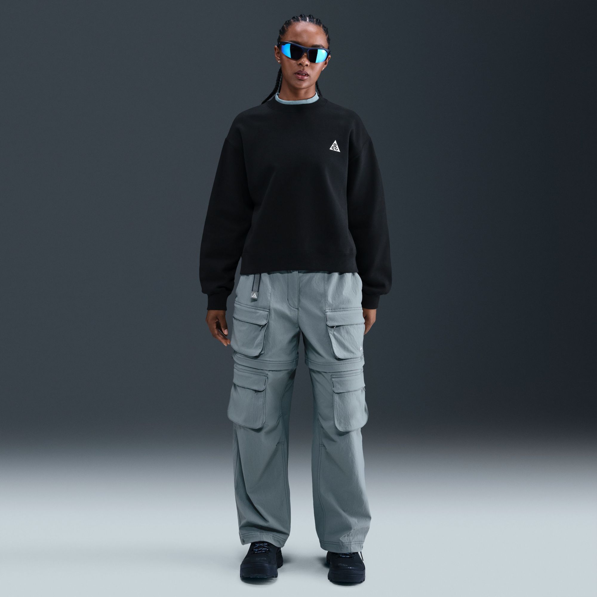 Nike Women's ACG "Tuff Fleece" Therma-FIT Crew-Neck Sweatshirt product image