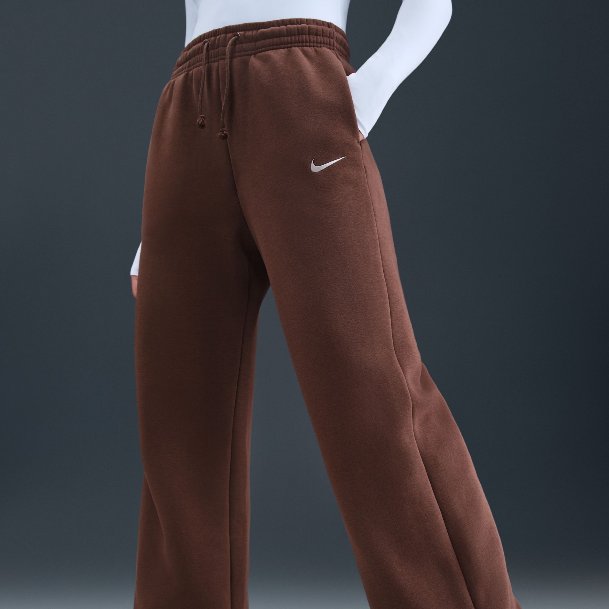 Nike Women's Sportswear Phoenix Fleece High-Waisted Wide-Leg Pants product image