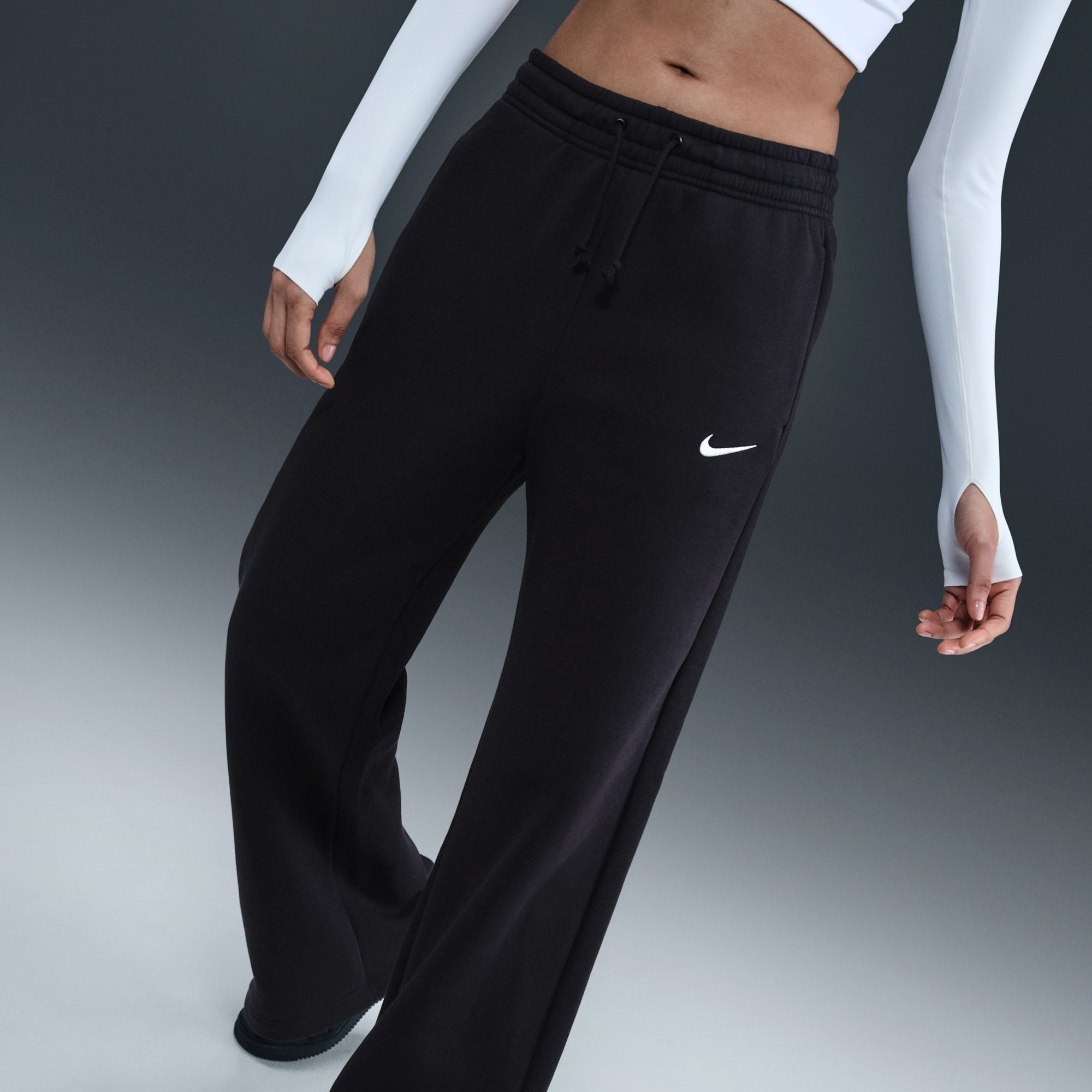 Nike Women's Sportswear Phoenix Fleece High-Waisted Wide-Leg Pants product image