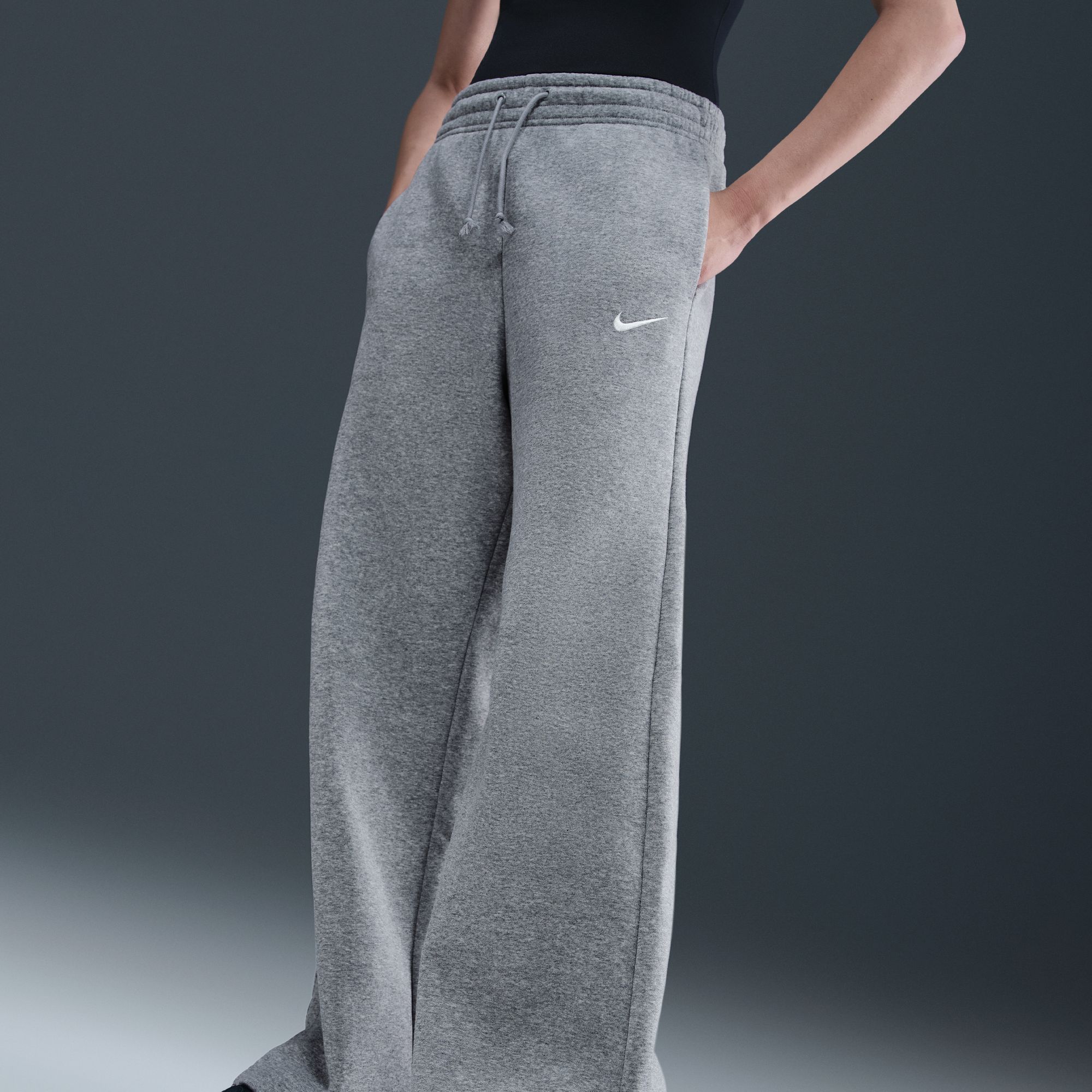 Nike Women's Sportswear Phoenix Fleece High-Waisted Wide-Leg Pants product image