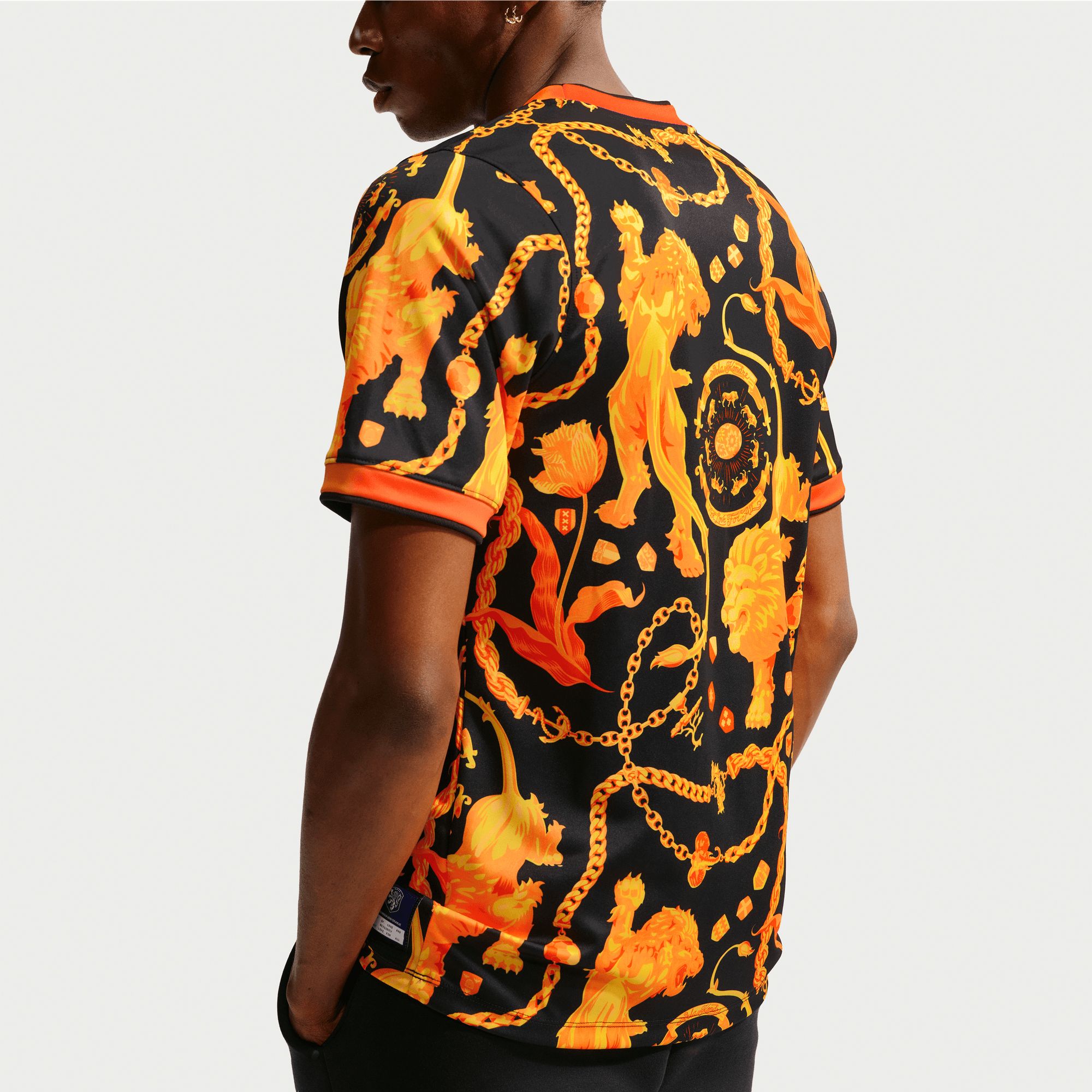 Nike 日本代表 2022 プレマッチ シャツ XL 黒白 市松 Nike 日本代表