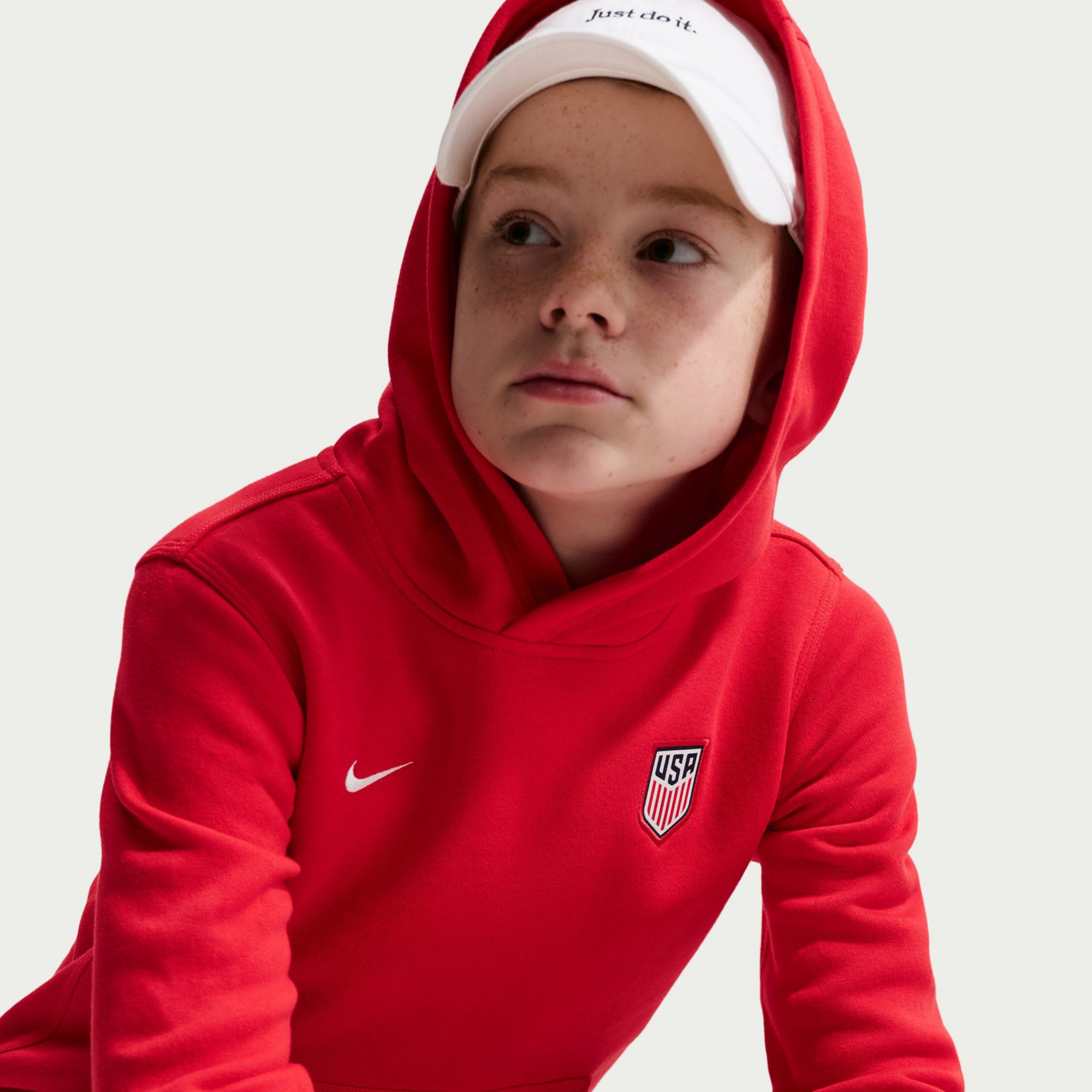 Nike Youth USMNT 2026 Home Club Pullover Hoodie product image