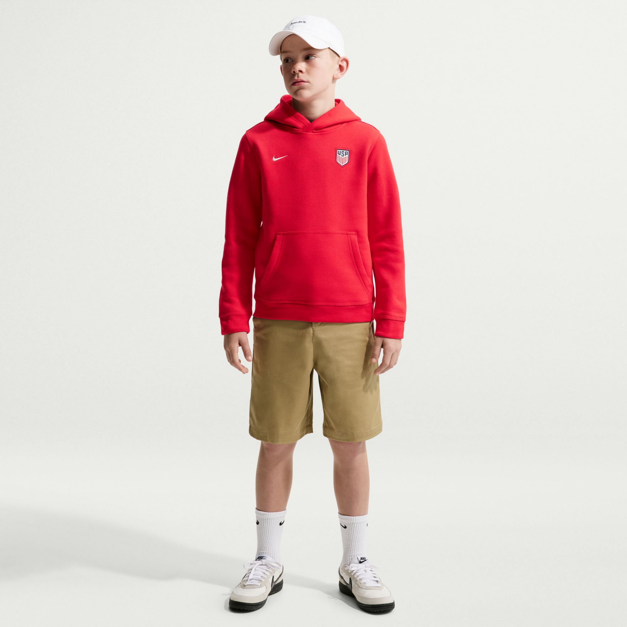 Nike Youth USMNT 2026 Home Club Pullover Hoodie product image
