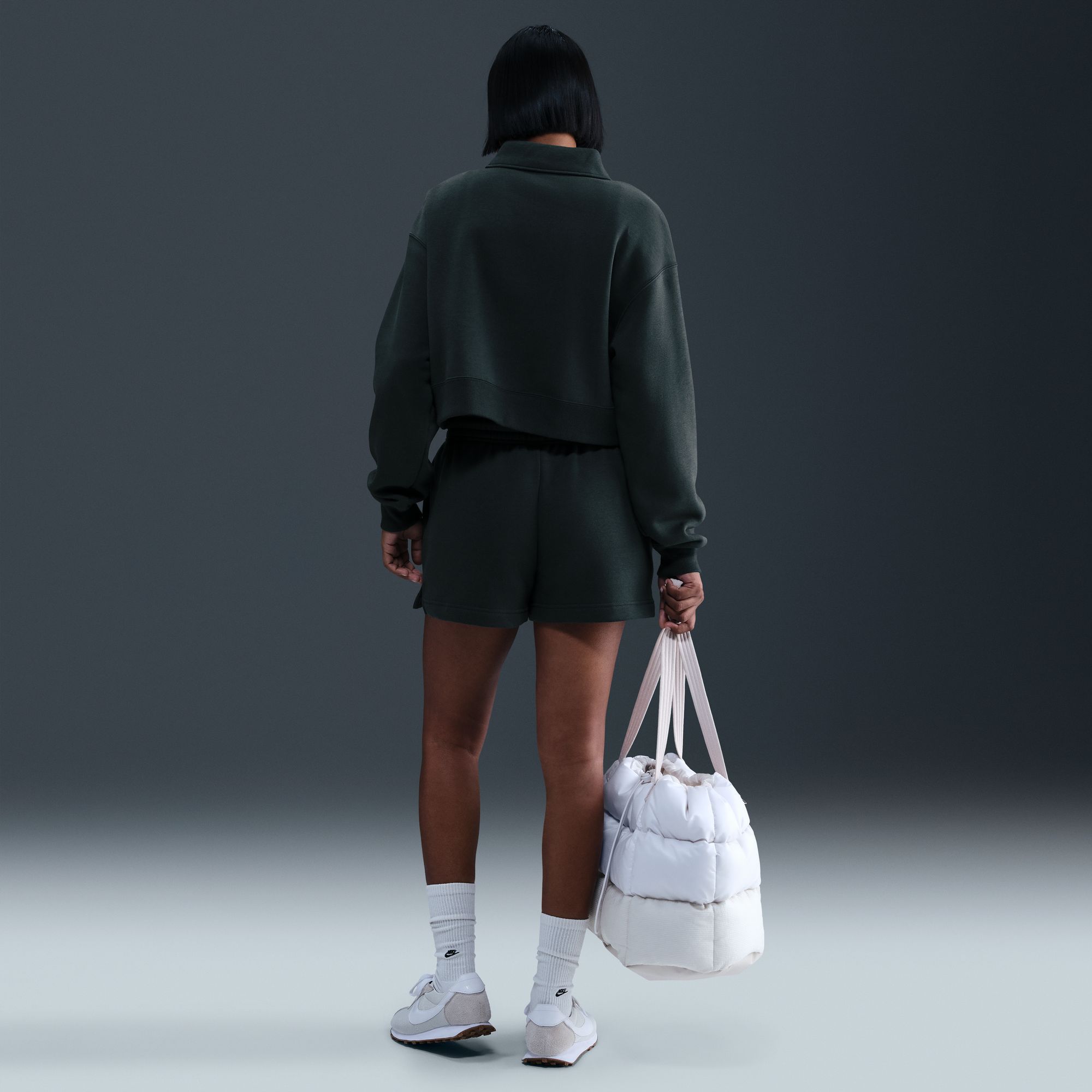 Nike Women's Sportswear Phoenix Fleece Mid-Rise 4" Shorts product image