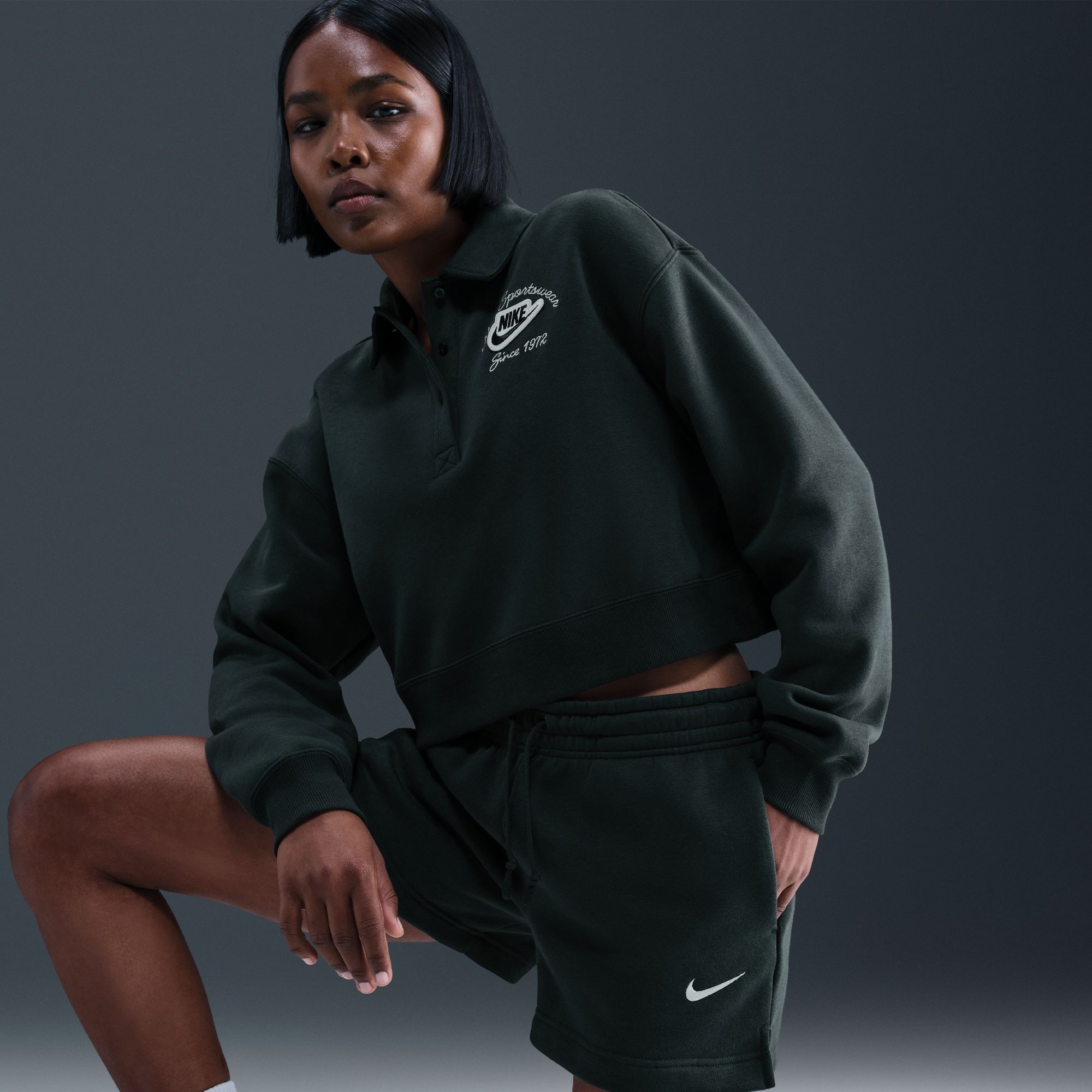 Nike Women's Sportswear Phoenix Fleece Mid-Rise 4" Shorts product image