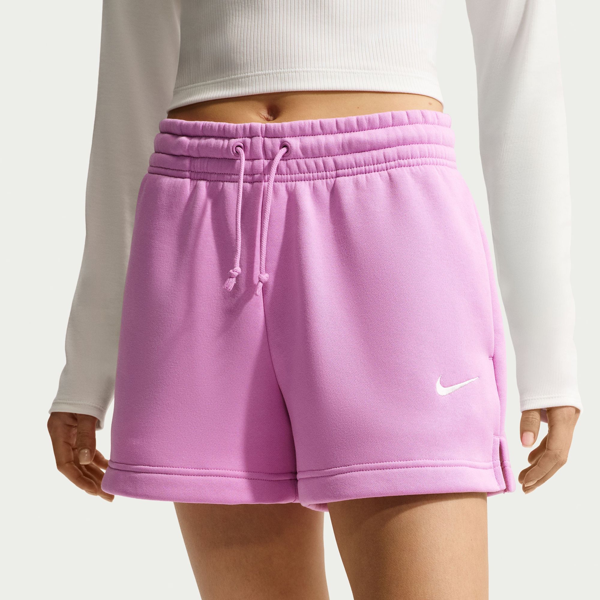 Nike Women's Sportswear Phoenix Fleece Mid-Rise 4" Shorts product image