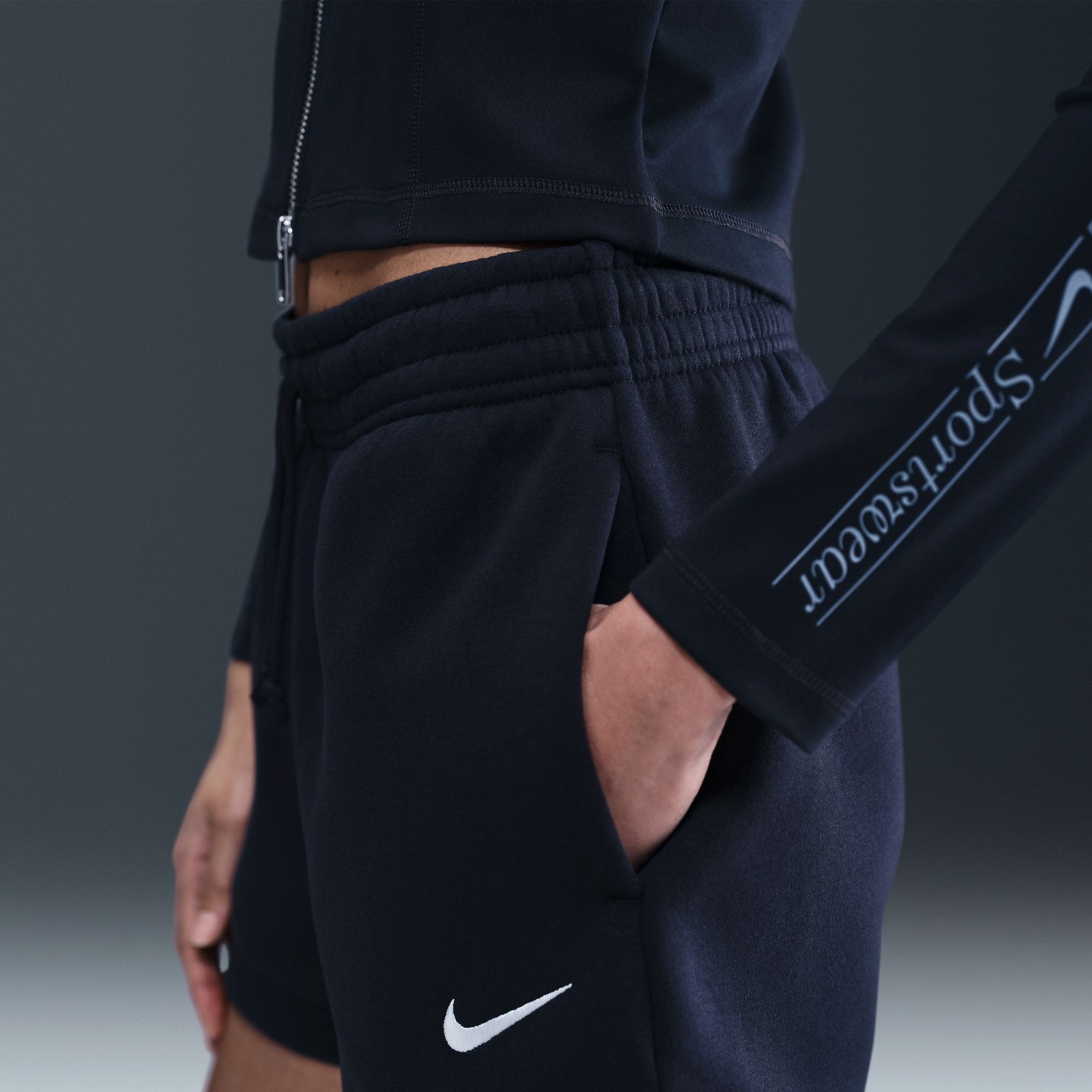Nike Women's Sportswear Phoenix Fleece Mid-Rise 4" Shorts product image