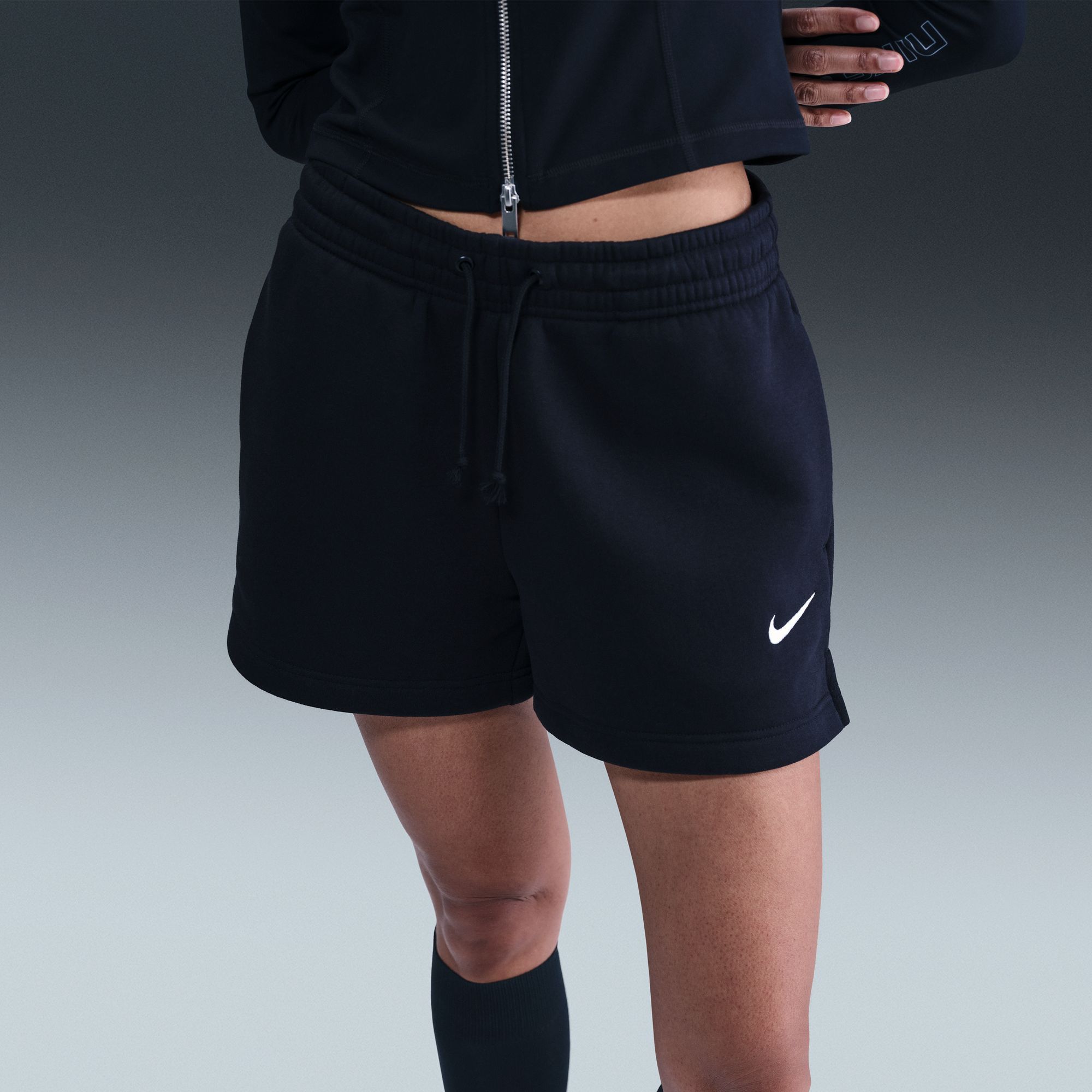 Nike Women's Sportswear Phoenix Fleece Mid-Rise 4" Shorts product image