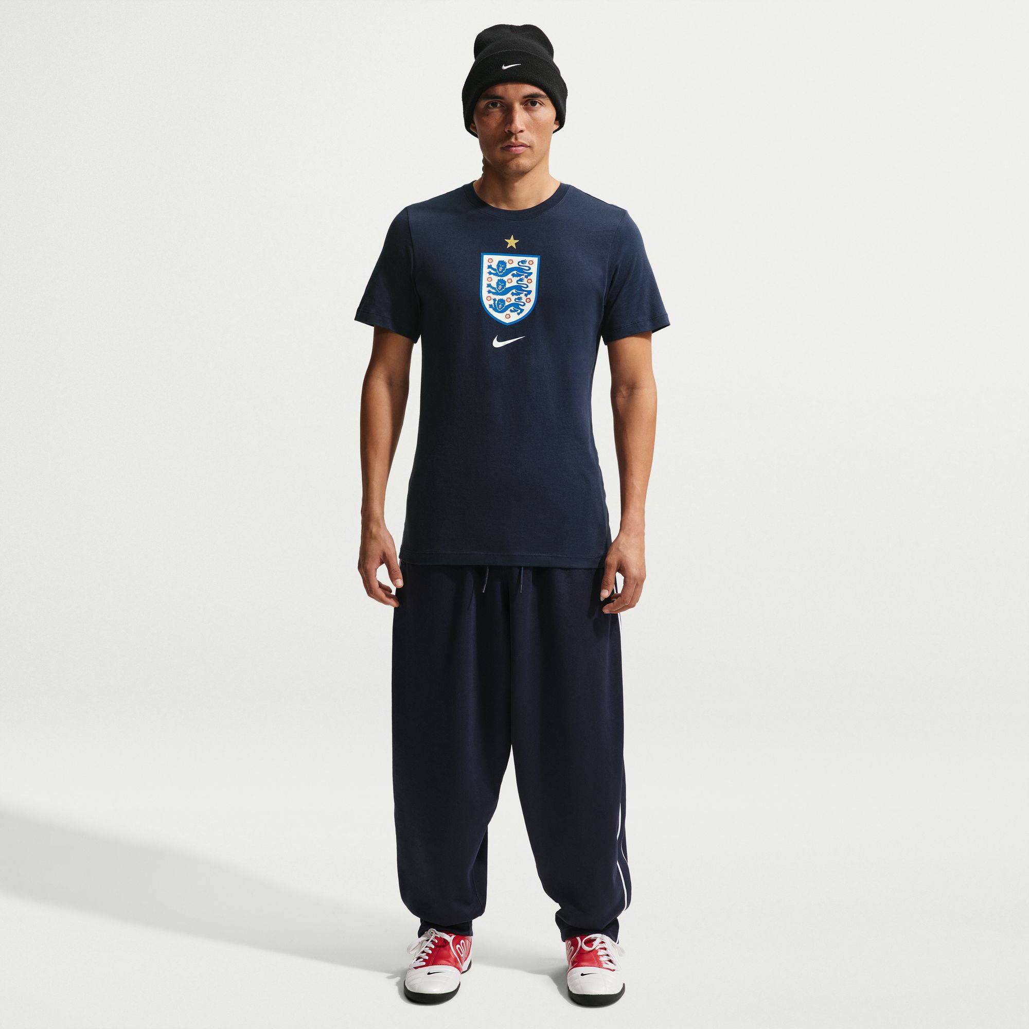 Nike Adult England 2026 Navy Home Crest T-Shirt product image