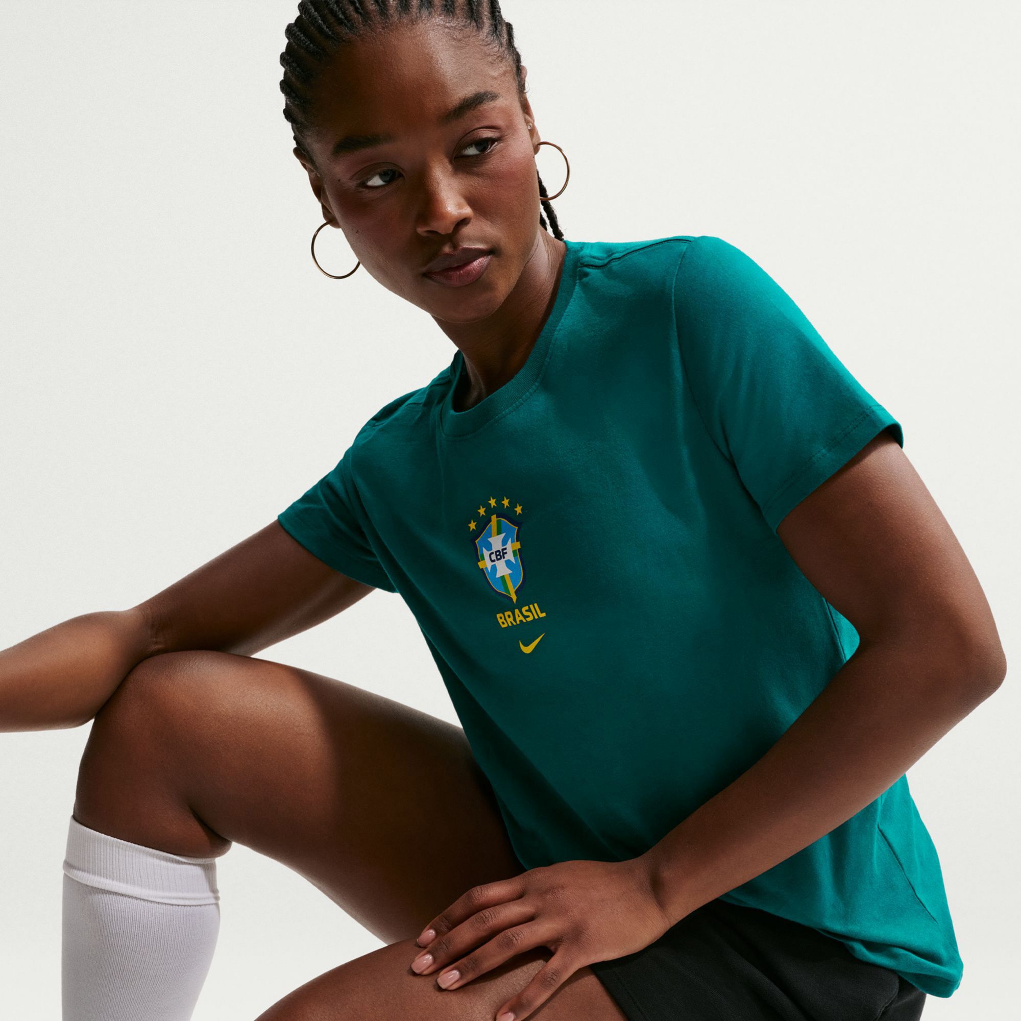 Nike Women's Brazil 2026 Home Crest T-Shirt product image