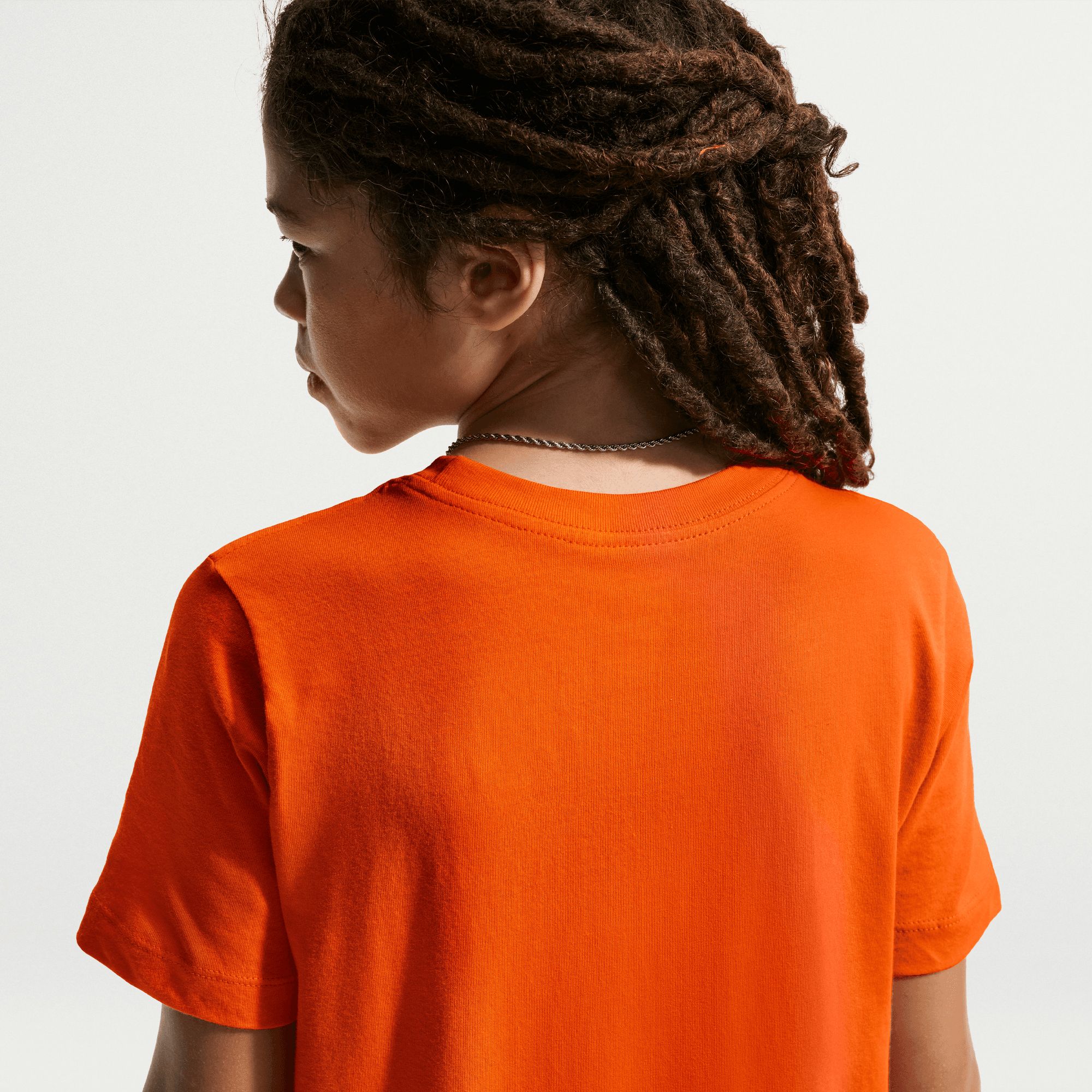 Nike Youth Netherlands 2026 Orange Home Crest T-Shirt product image