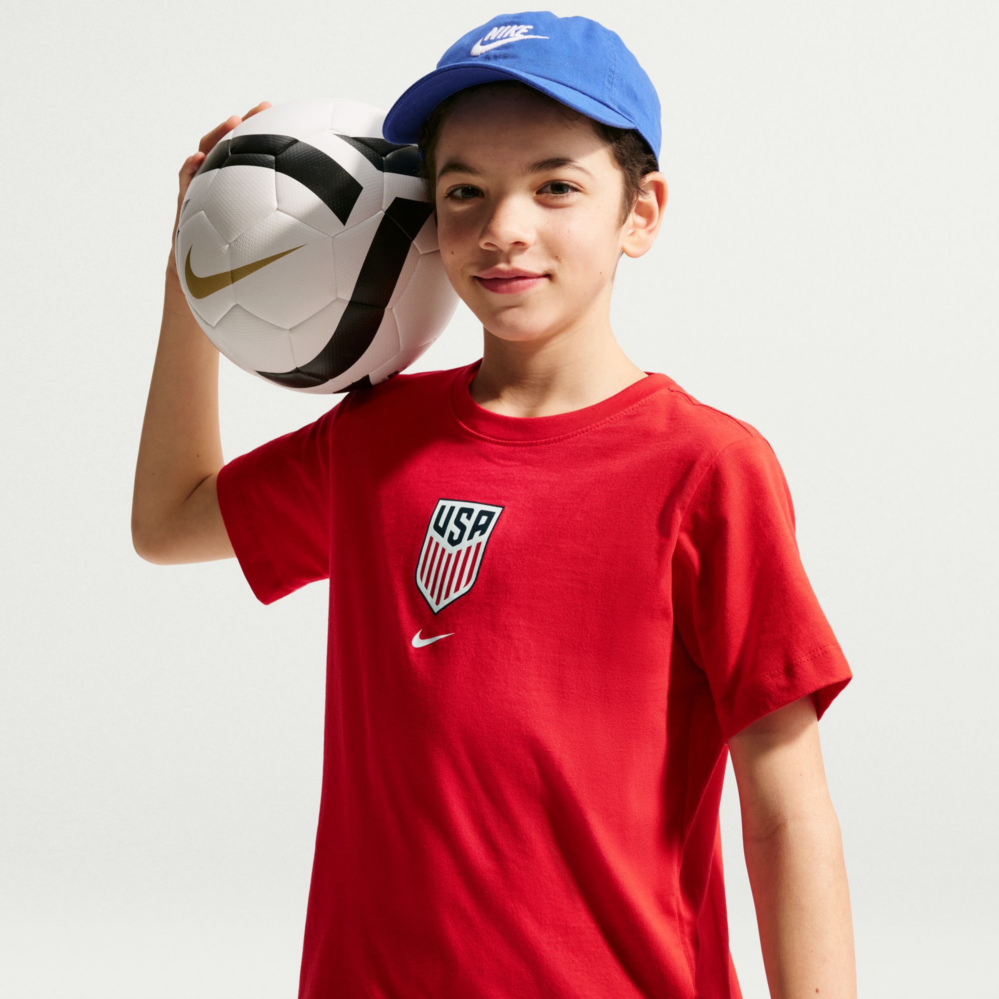 Nike Youth USMNT 2026 Home Crest T-Shirt product image