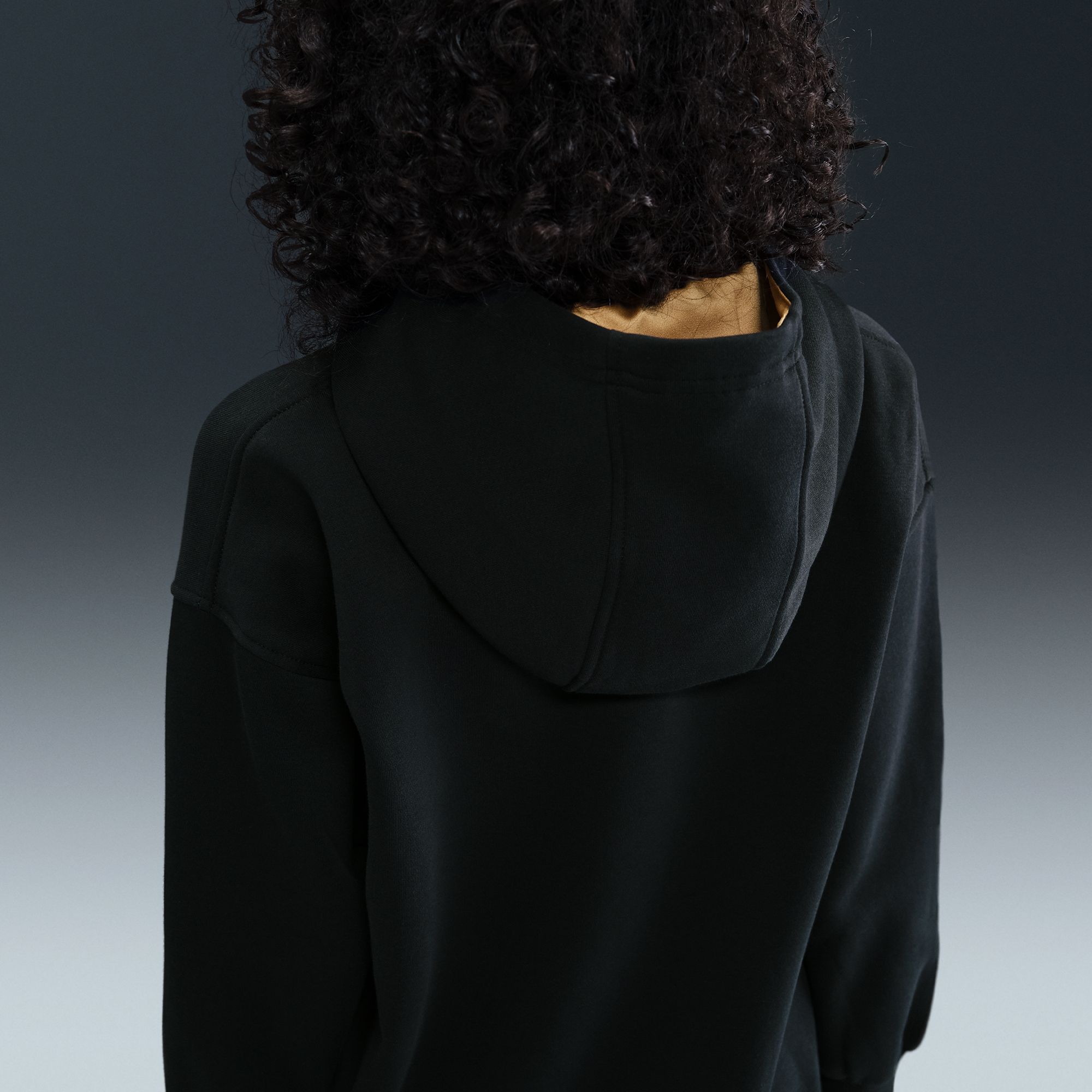 Nike Girls' Club Fleece Oversized Satin Shine Hoodie product image
