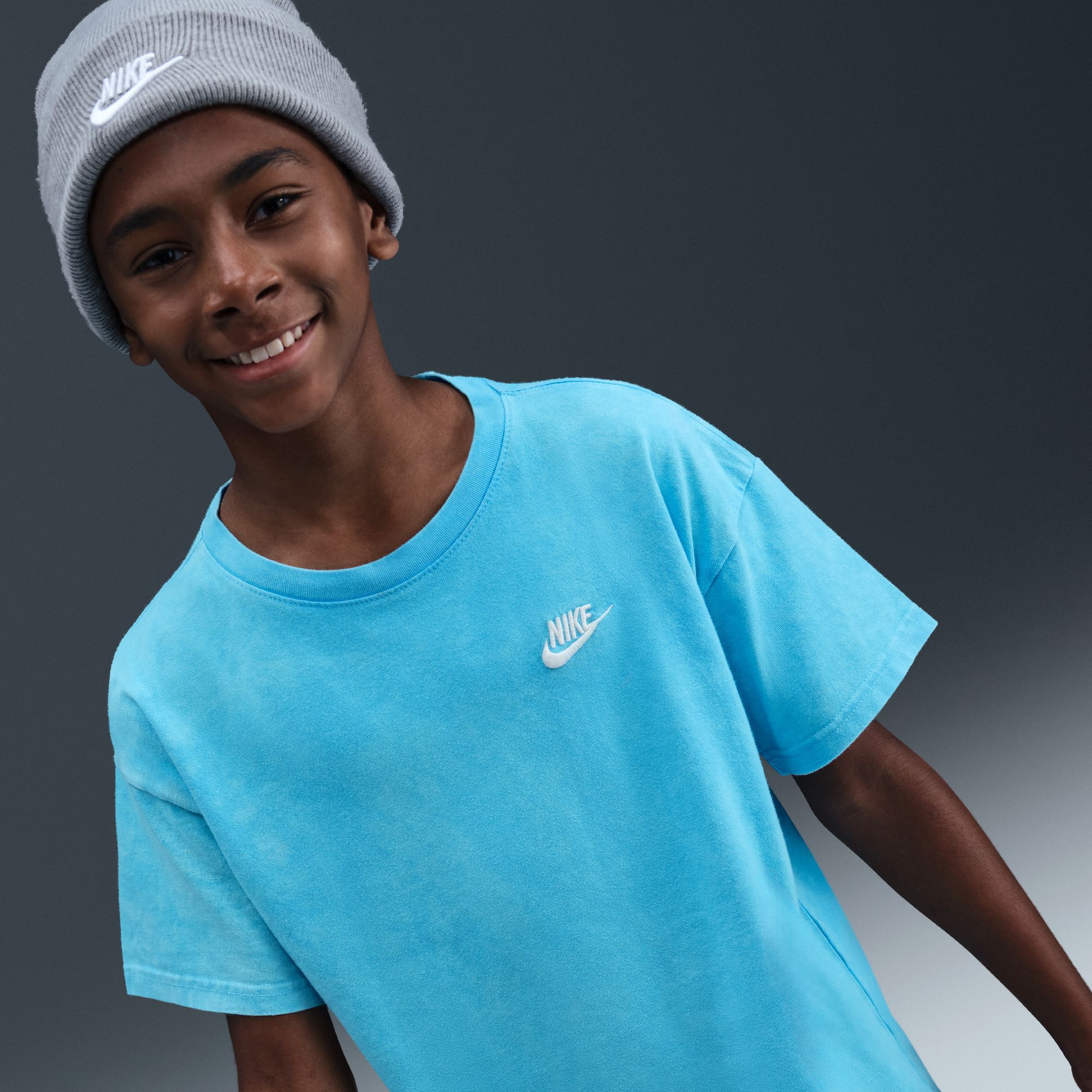 Nike Kid's Sportwear Club Wash Graphic T-Shirt product image